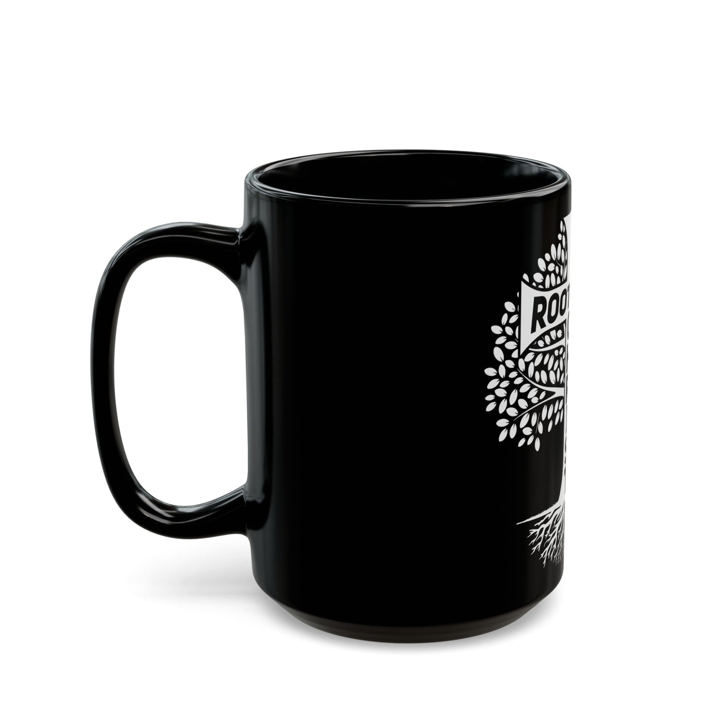 Rooted In Christ Tree of Faith Graphic Ceramic Mug