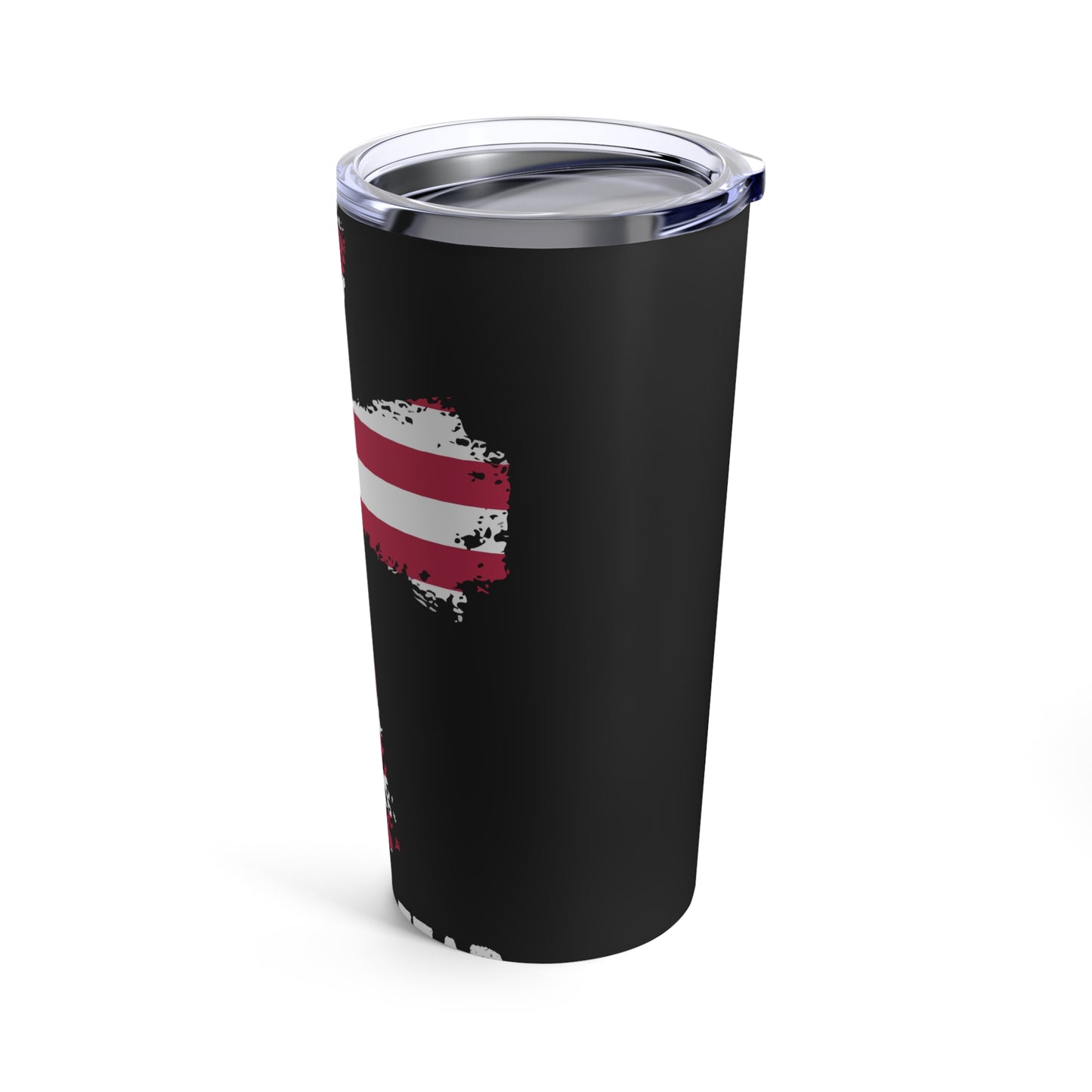 Faith Over Fear American Cross Flag Design Tumbler