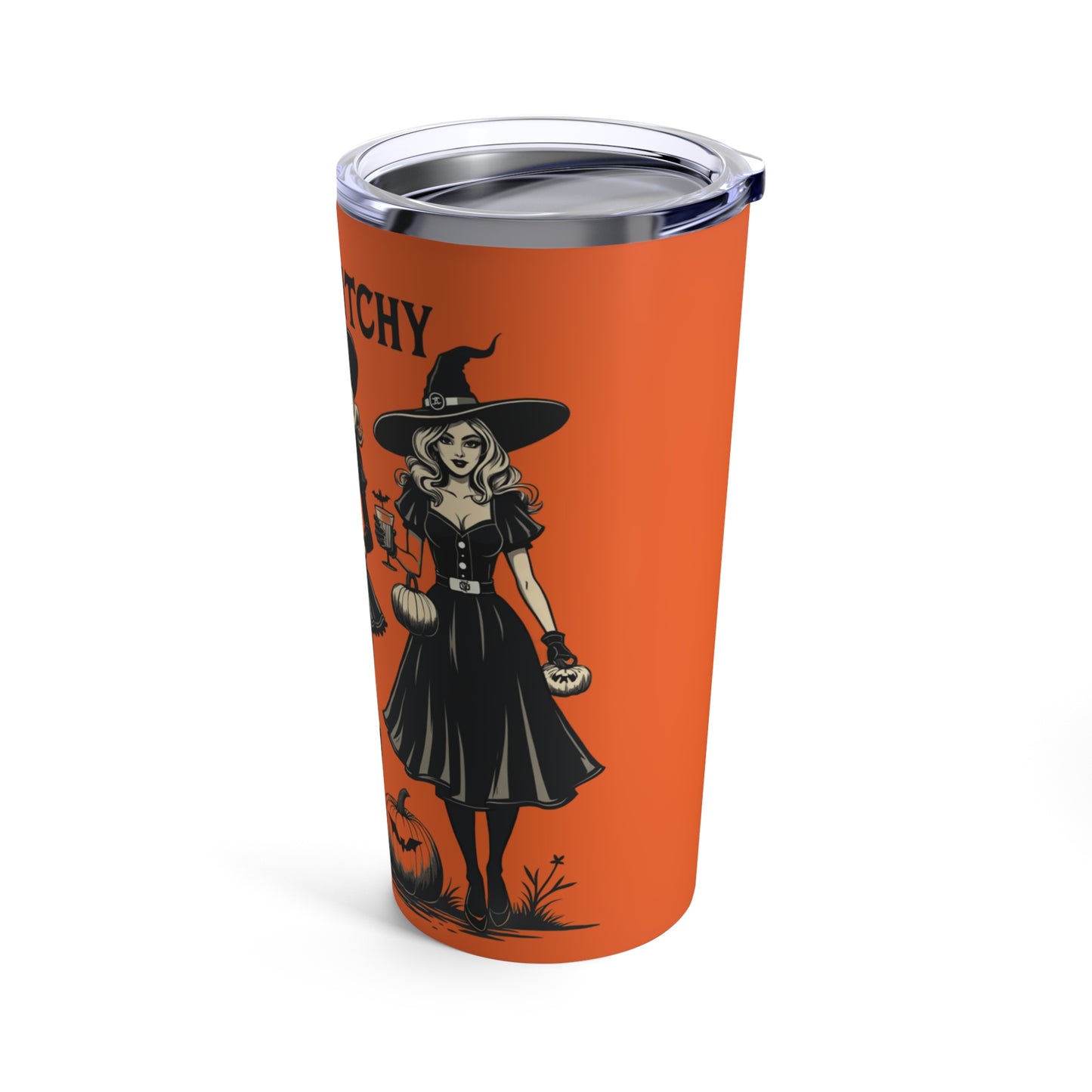 Feelin' Witchy Halloween Tumbler 20oz