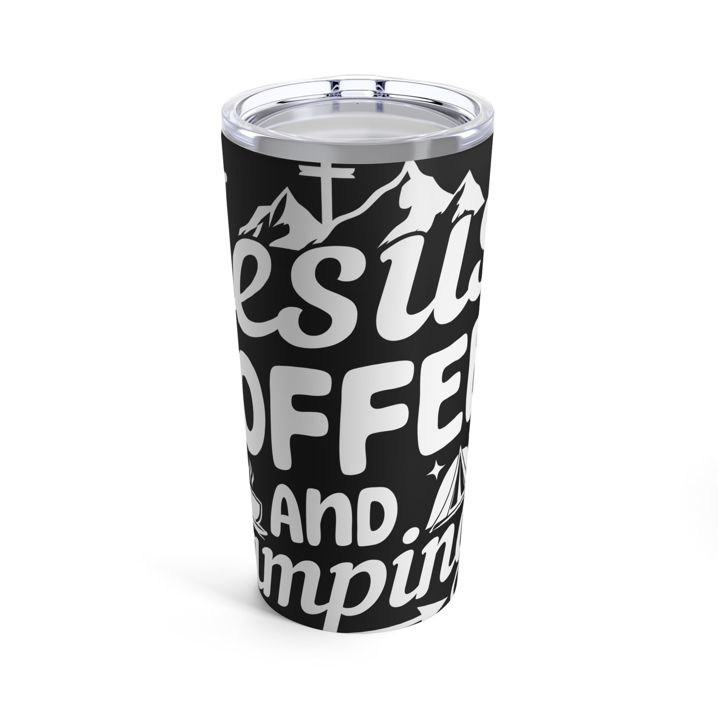 Jesus Coffee And Camping Enthusiast's Favorite Design Tumbler