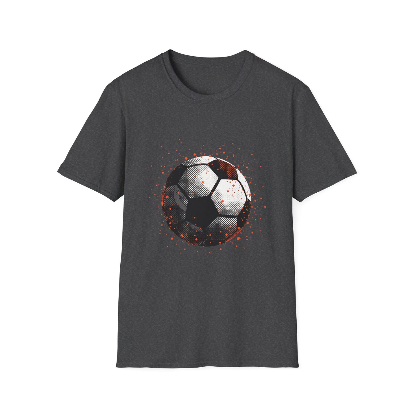 Dynamic Soccer Ball Splash Artwork for Sports Enthusiasts and Soccer Fans T-Shirt