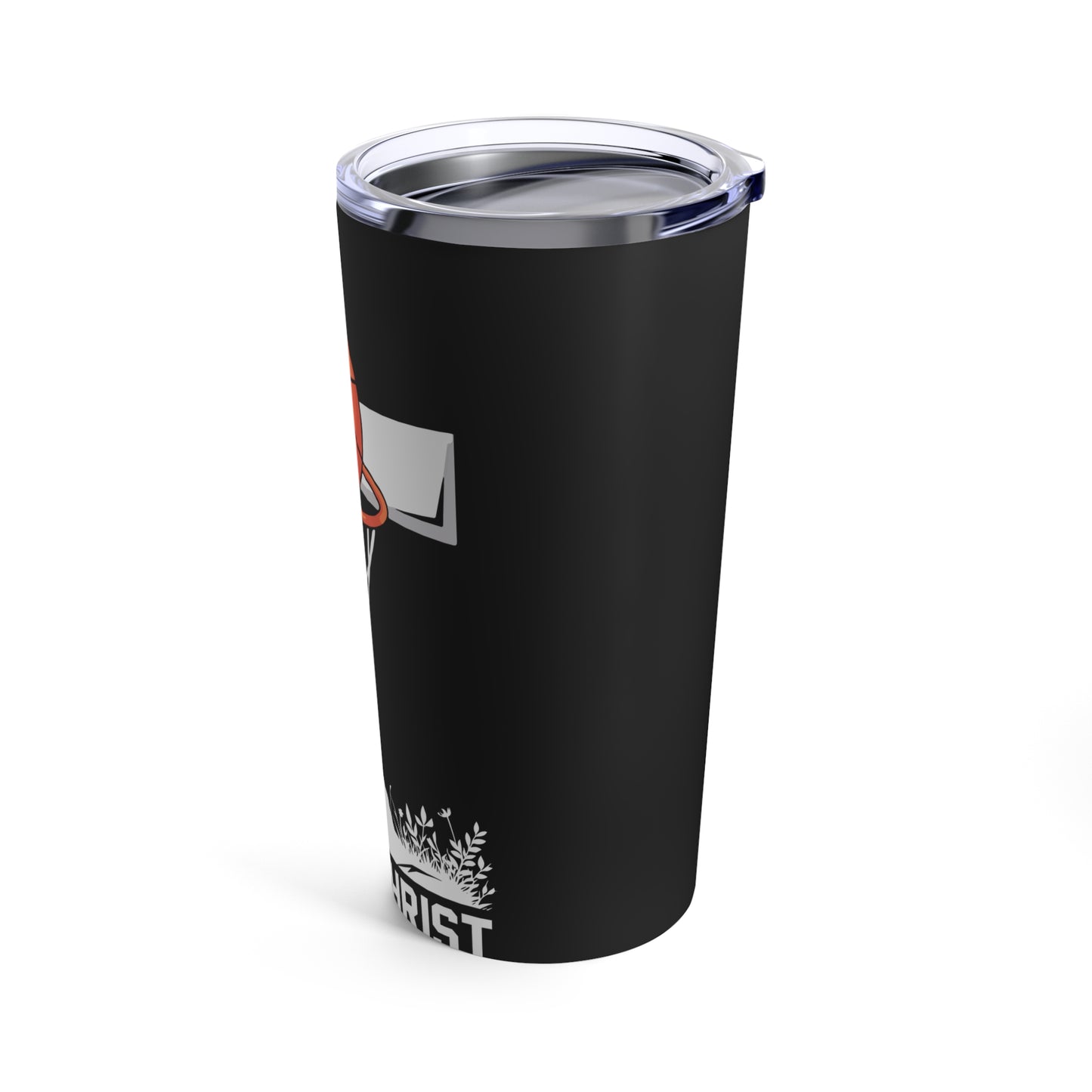 Through Christ All Things Are Possible Basketball Cross Tumbler