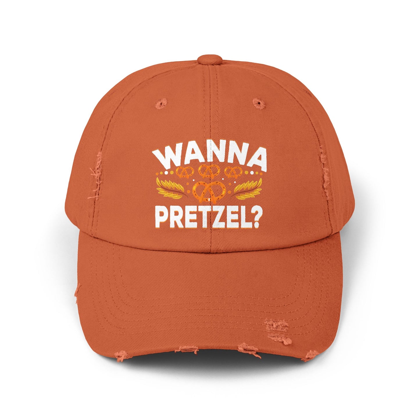 Wanna Pretzel? Fun Snack Lover's Delight Cap