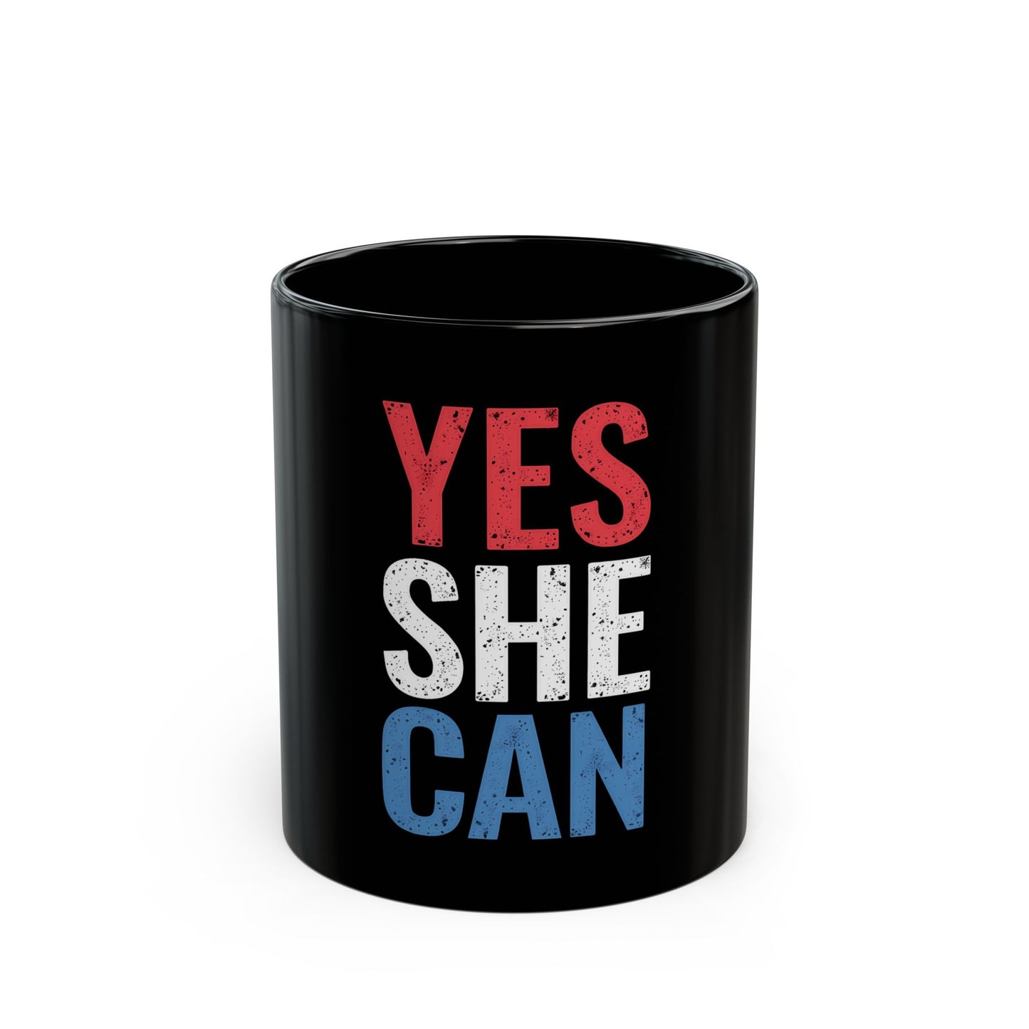 Yes She Can Patriotic Election 2024 Ceramic Mug