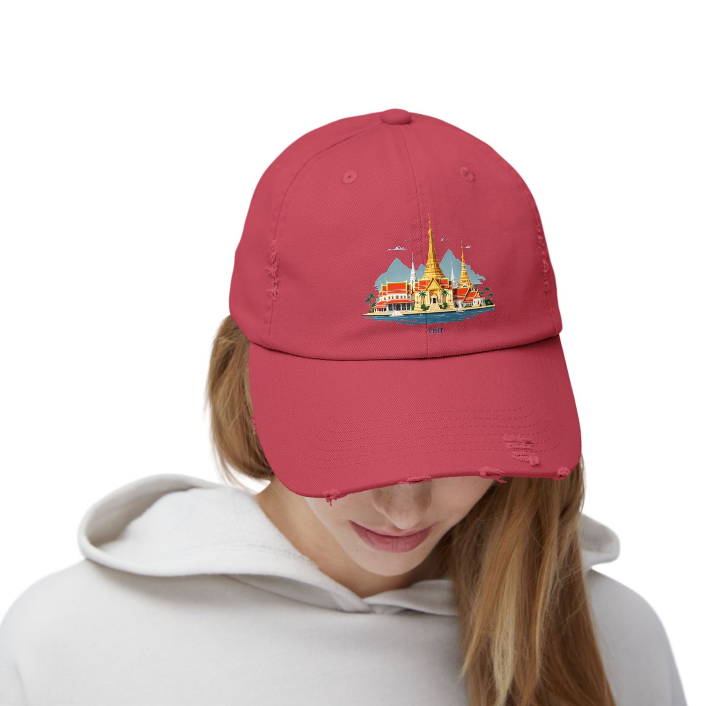 Visit Thailand Scenic Wonders Illustration Cap