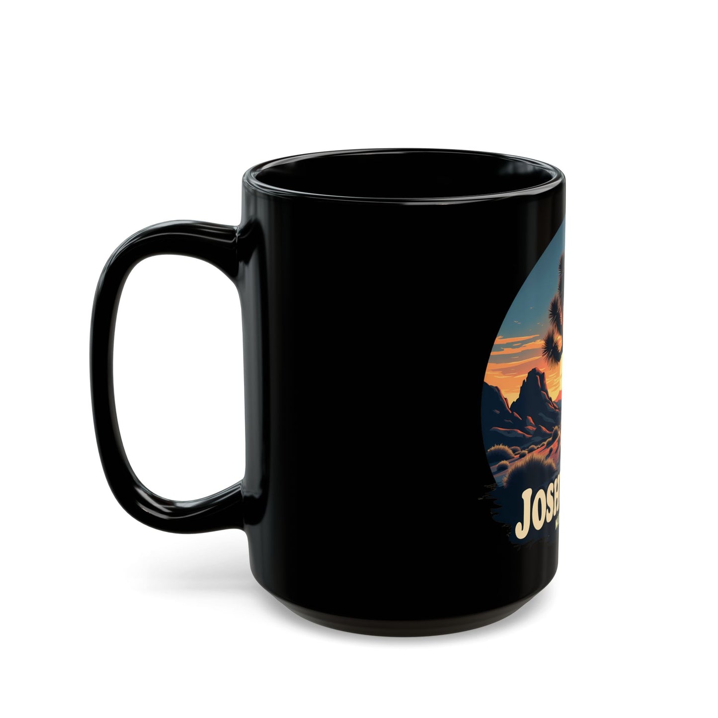 Joshua Tree National Park Sunset Landscape Ceramic Mug