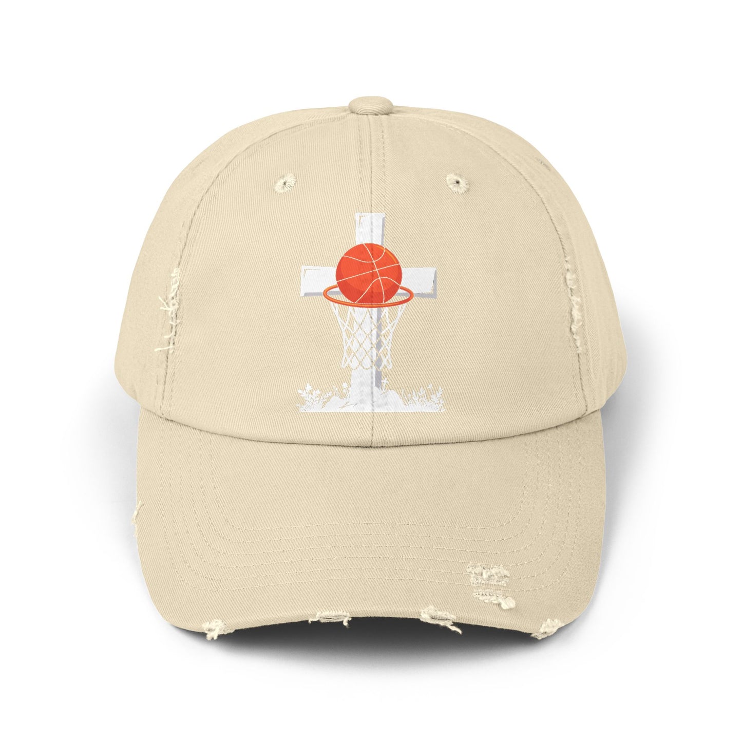 Through Christ All Things Are Possible Basketball Cross Cap