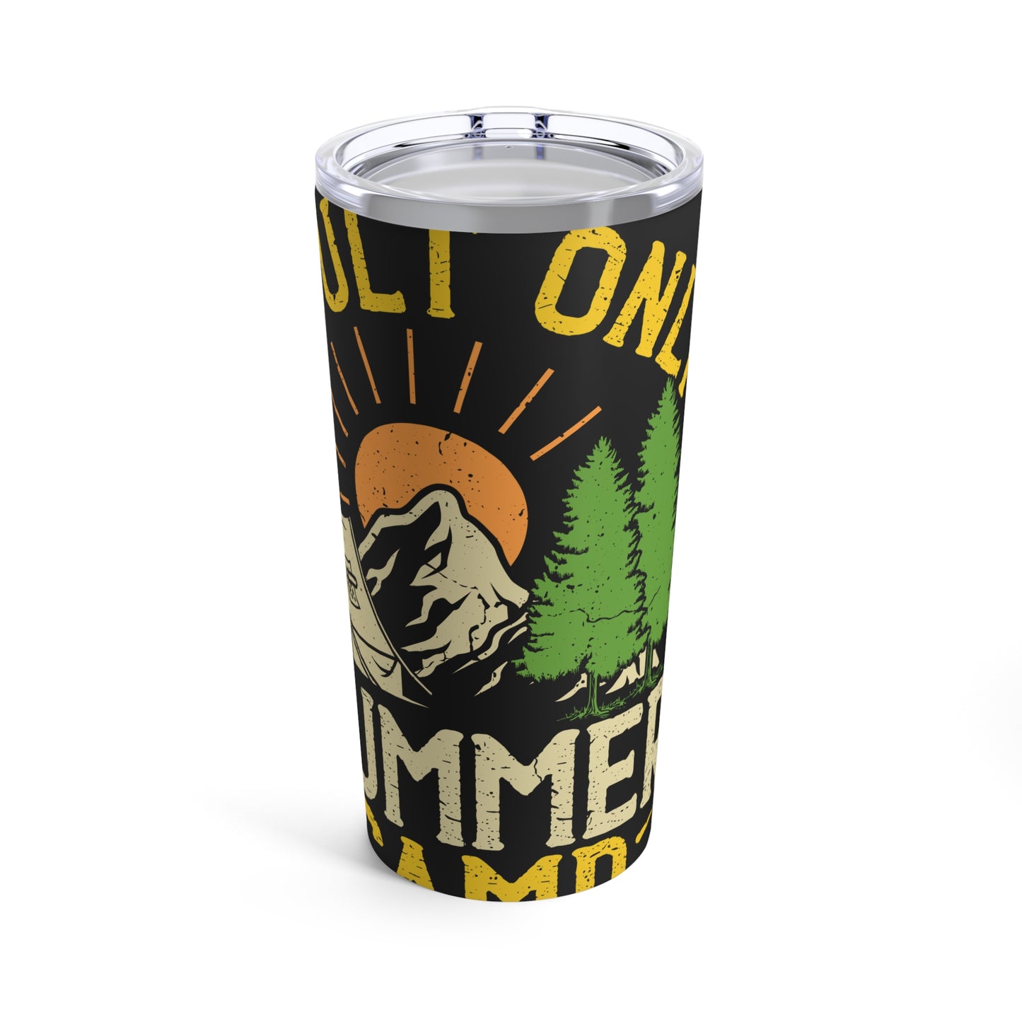 Adult Only Summer Camp Adventure Nature Camping Tumbler