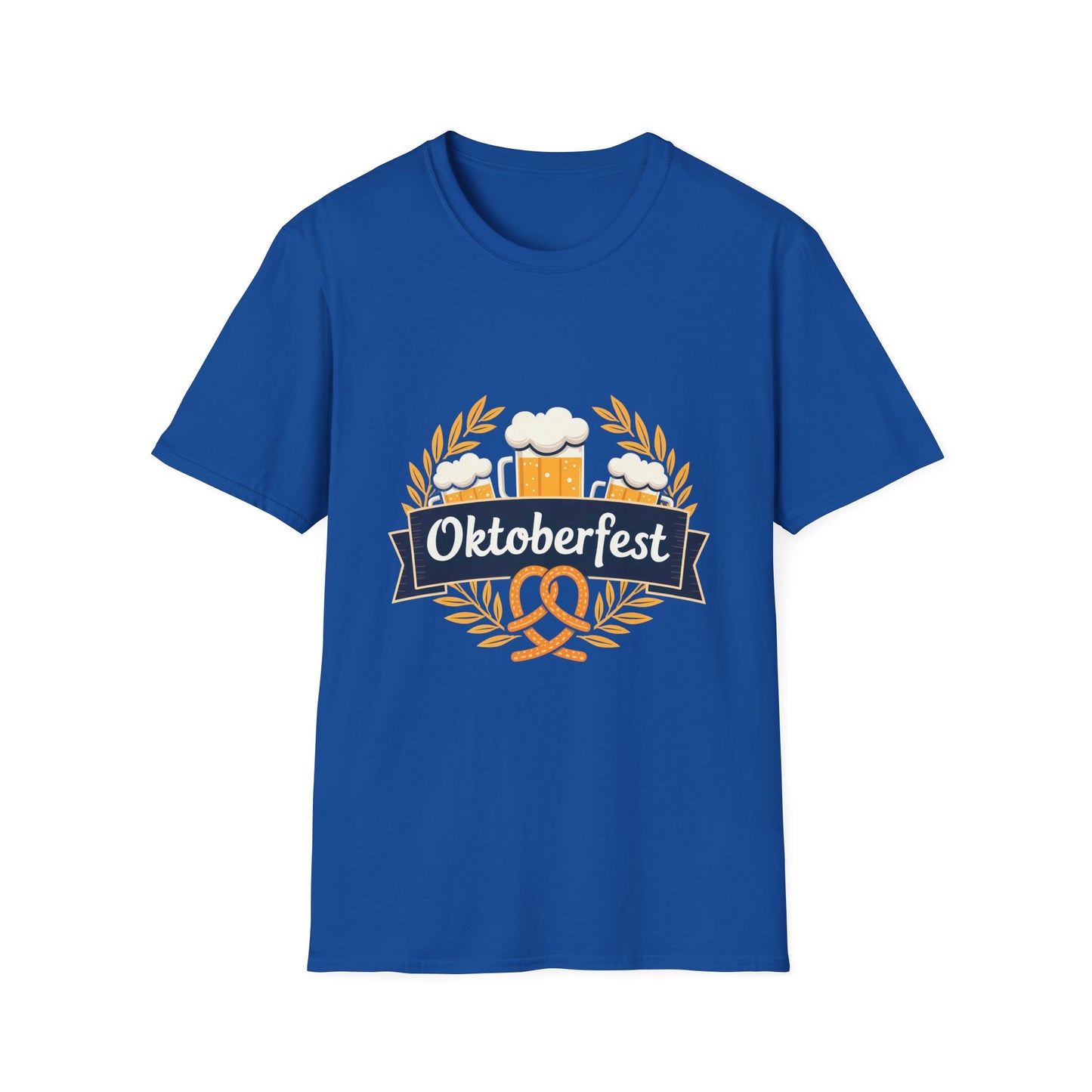 Oktoberfest Celebration with Beer and Pretzel T-Shirt