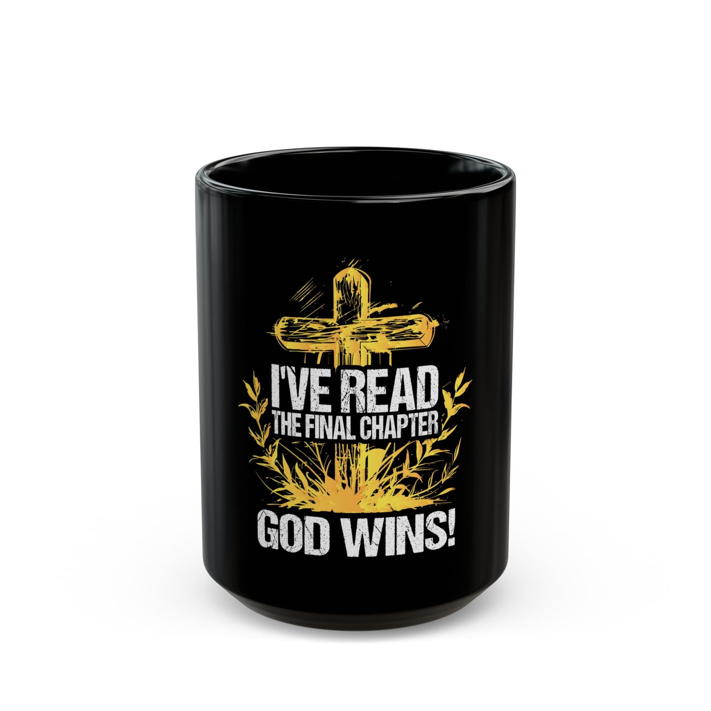 I've Read The Final Chapter God Wins Cross Design Ceramic Mug