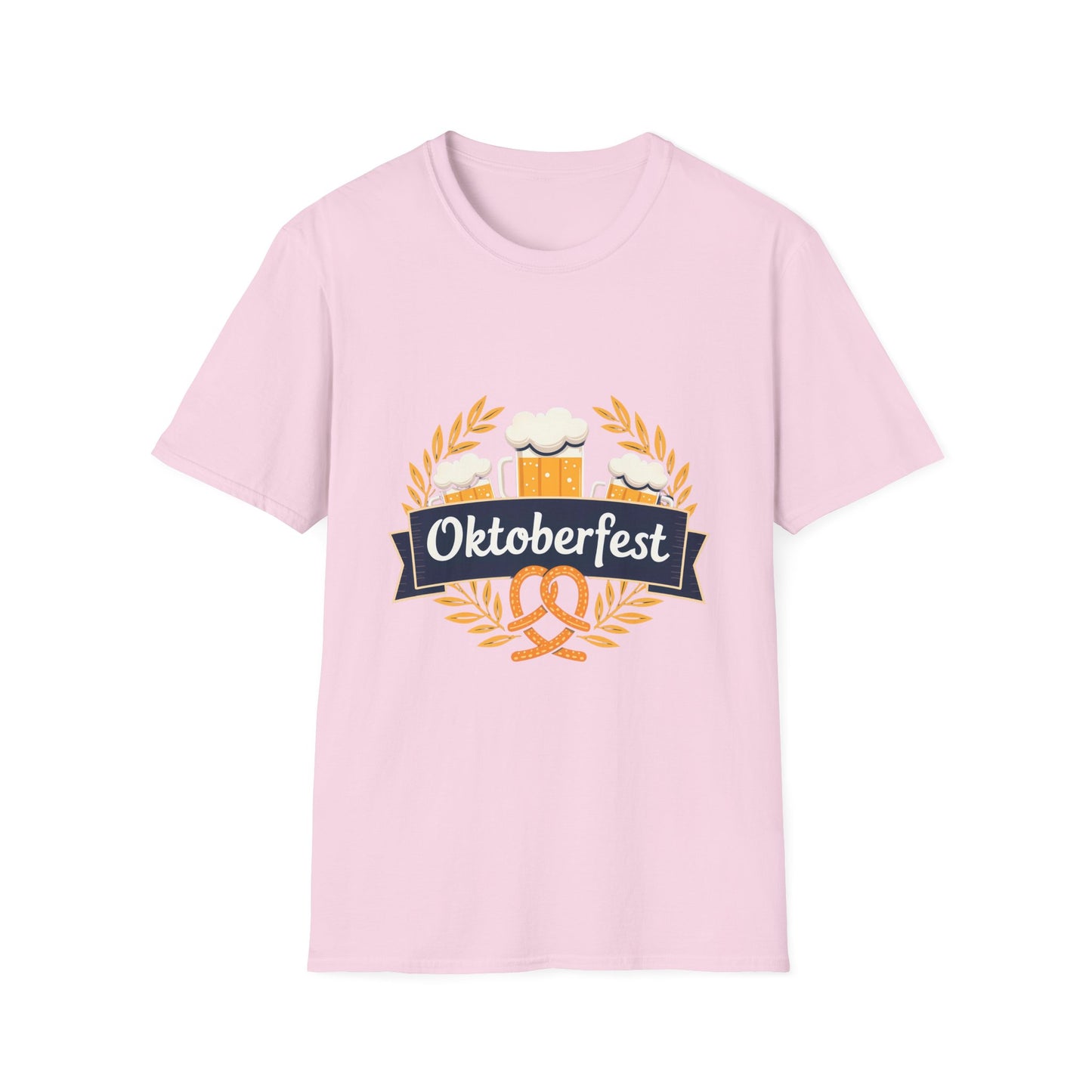 Oktoberfest Celebration with Beer and Pretzel T-Shirt