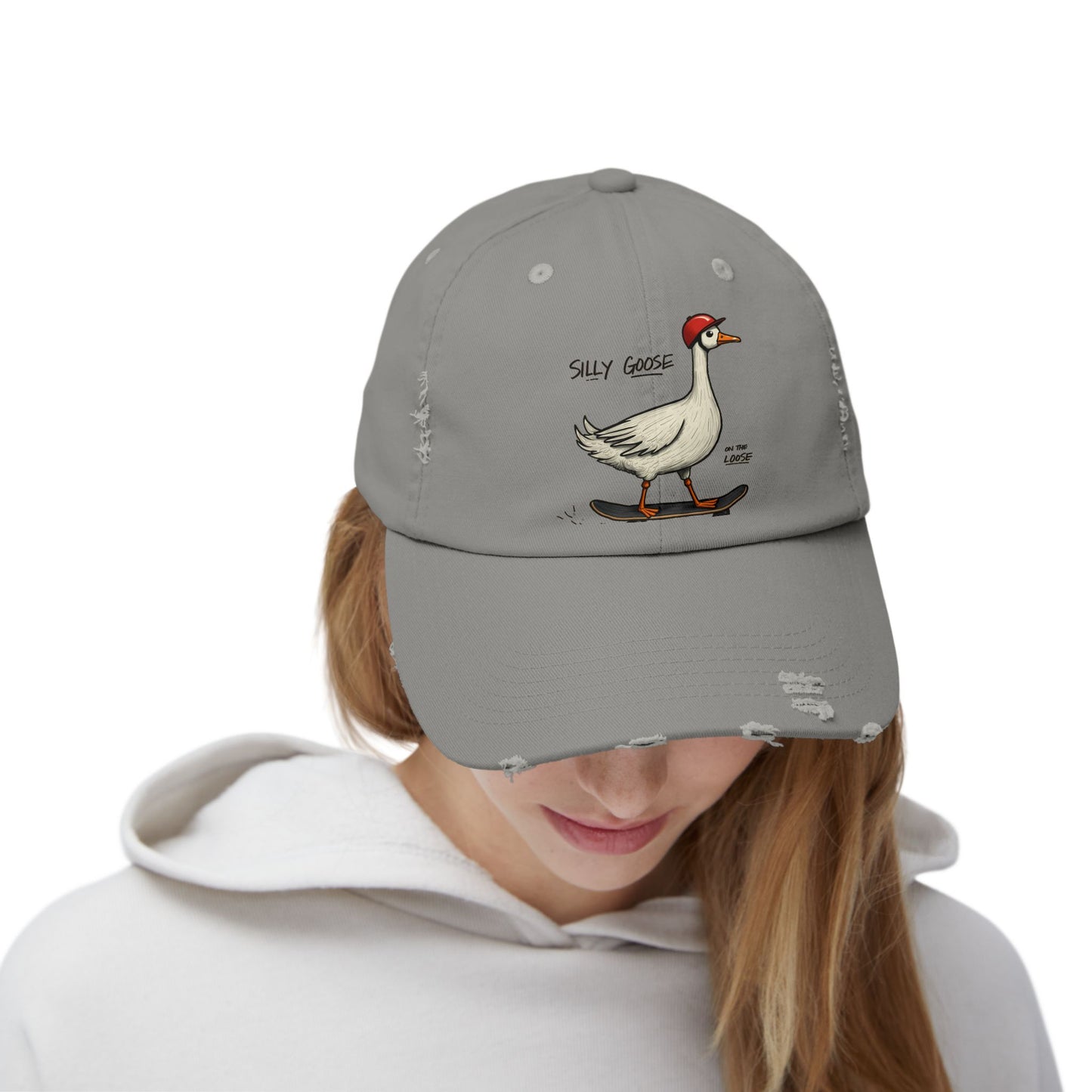 Silly Goose On The Loose Skateboarding Fun Cap