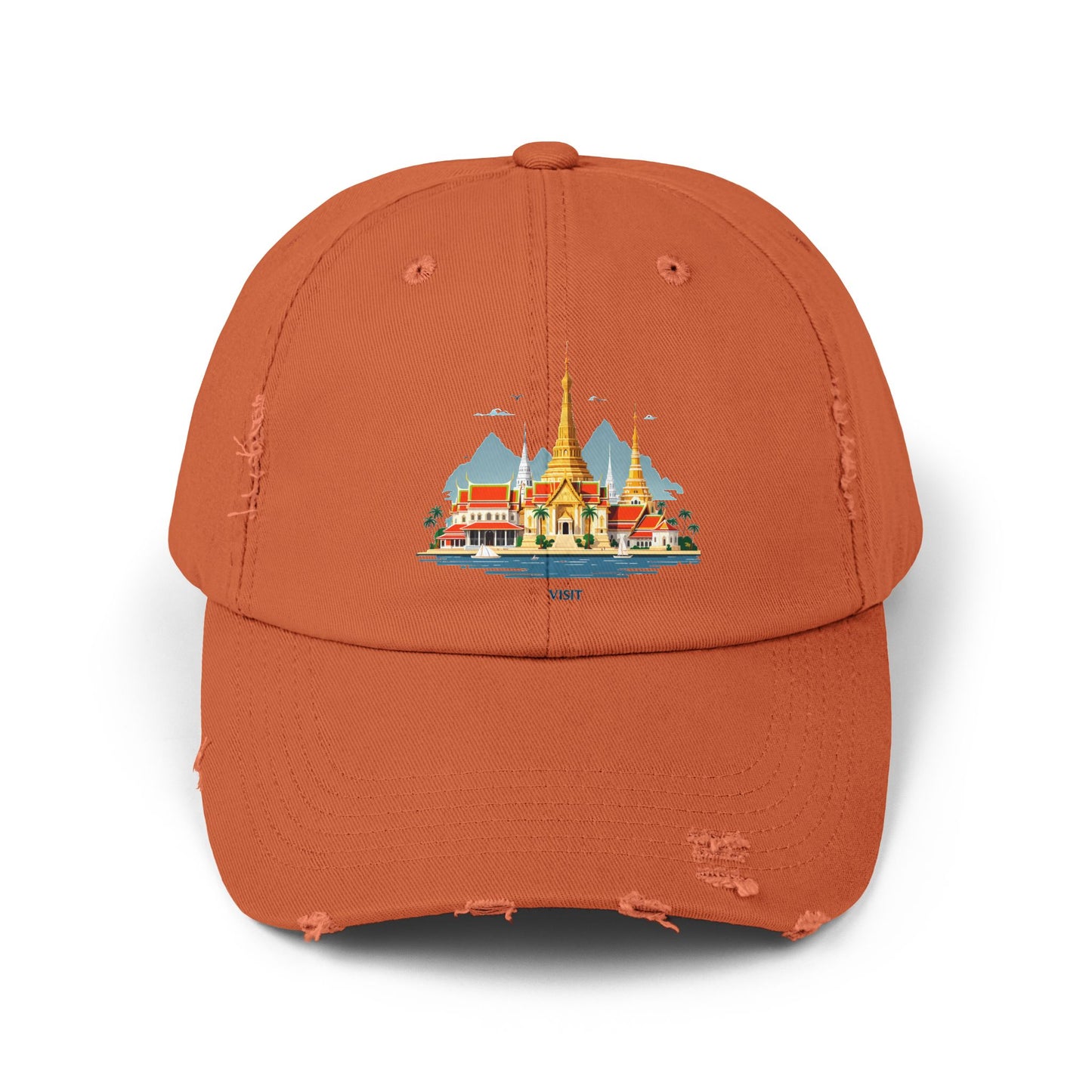 Visit Thailand Scenic Wonders Illustration Cap