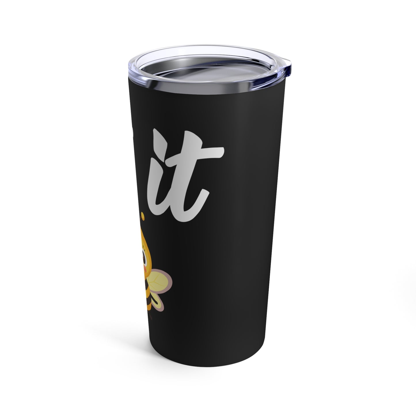 Let It Bee Cute Kawaii Cartoon Bumblebee Tumbler