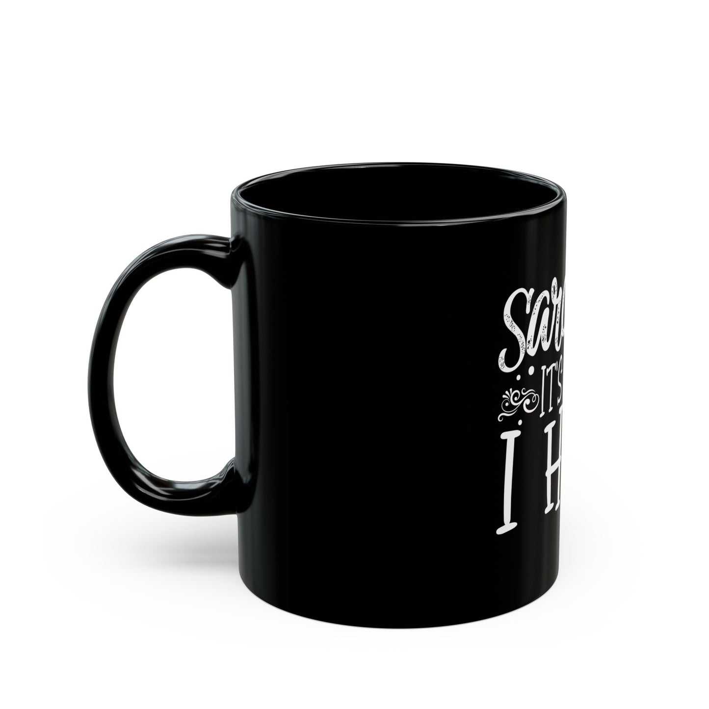 Sarcasm It's How I Hug Funny Statement for Humor Lovers Ceramic Mug