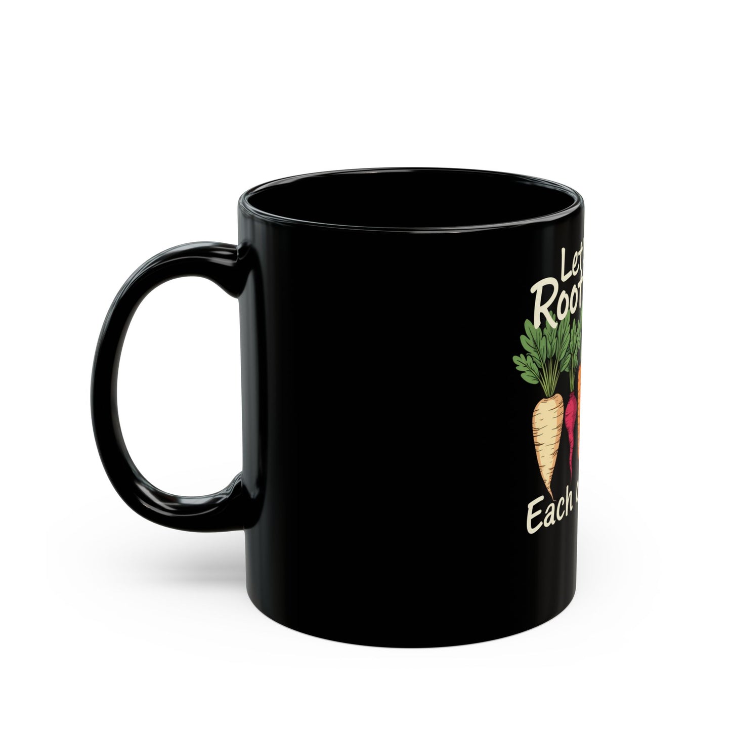 Let's Root For Each Other Vegetables Ceramic Mug