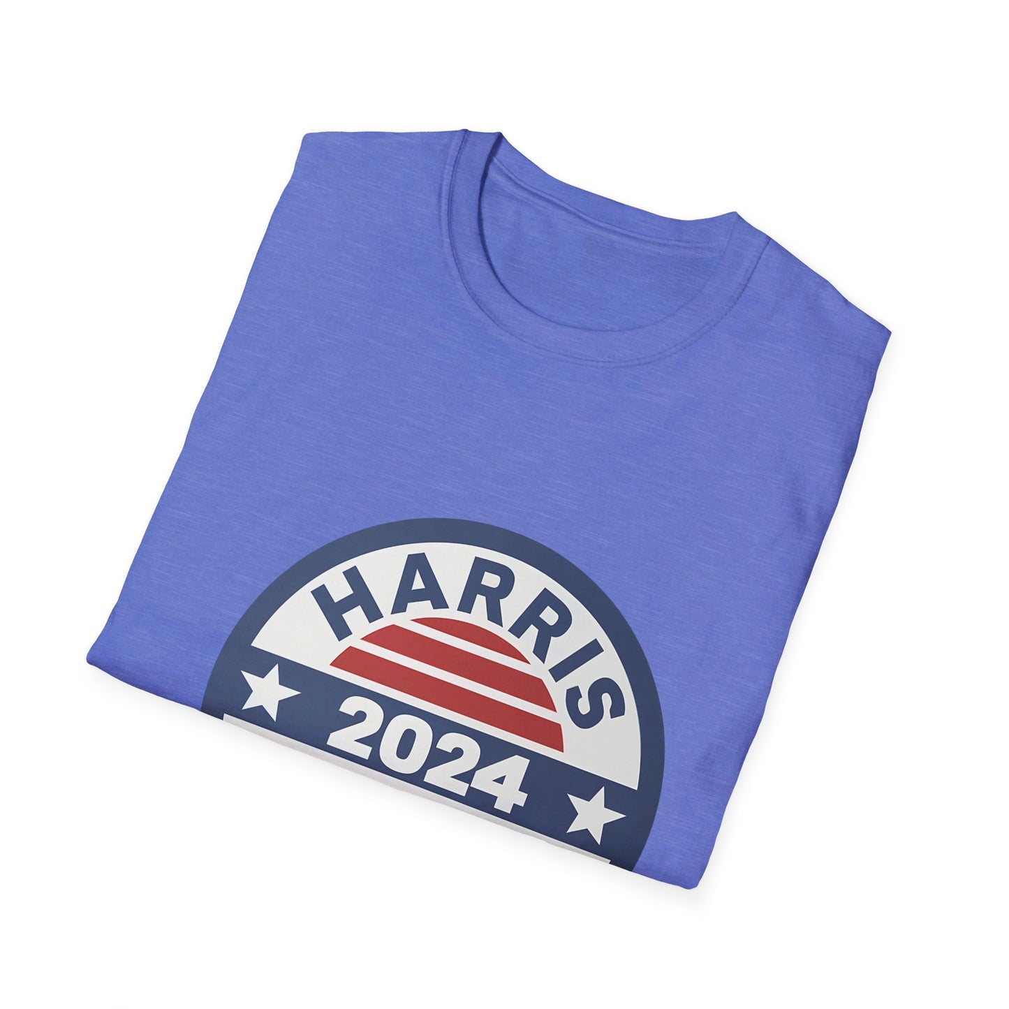 Harris Walz 2024 Retro Circular Election T-Shirt