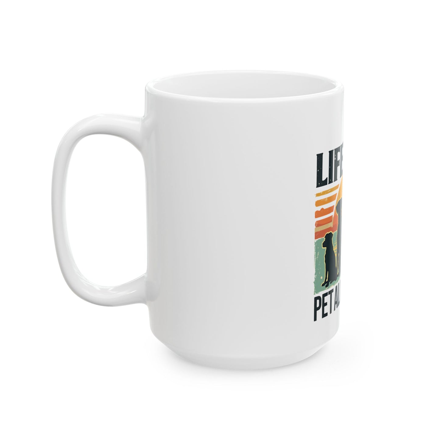 Life Goal Pet All The Dogs Sunset Ceramic Mug