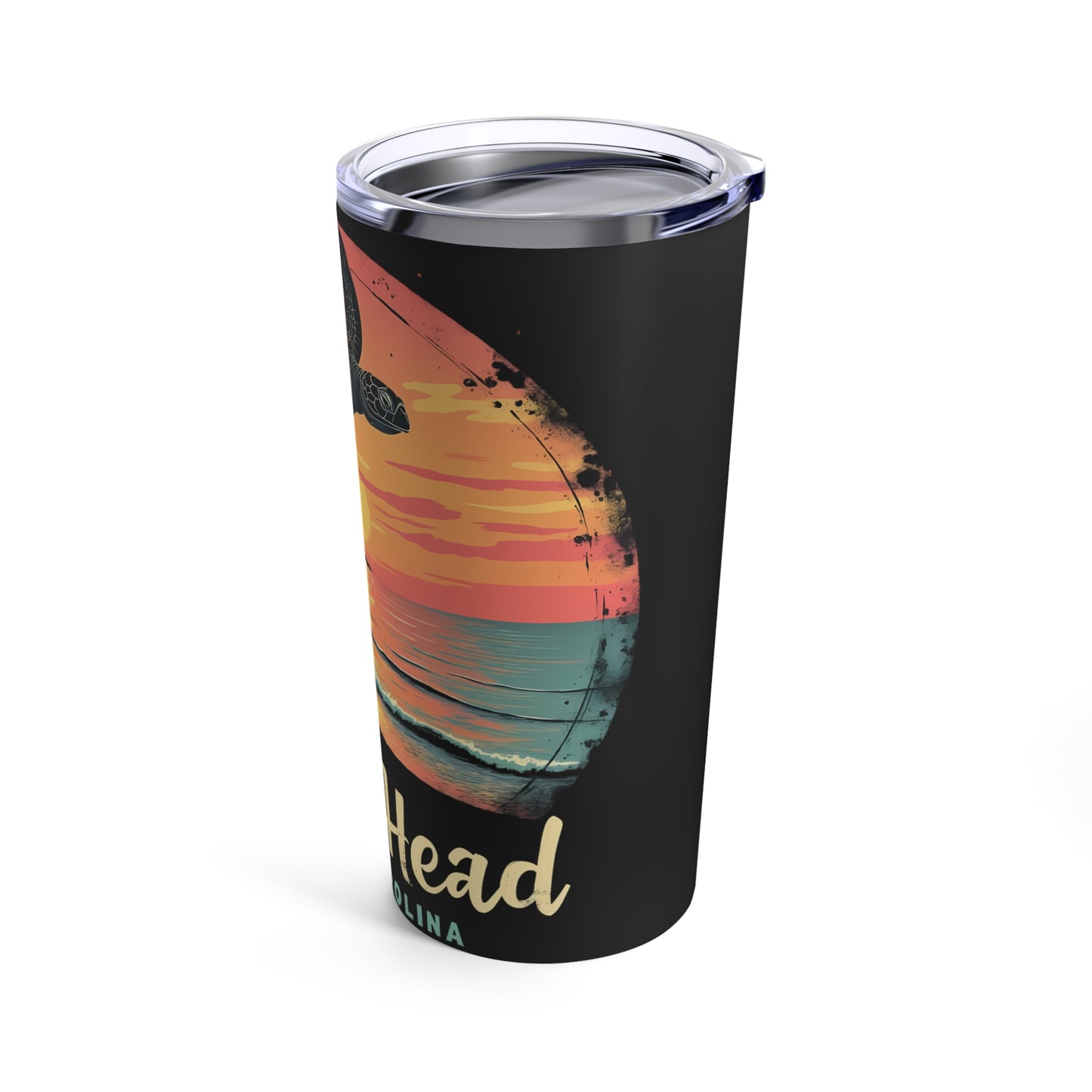 Hilton Head South Carolina Sunset Beach Turtle Tumbler