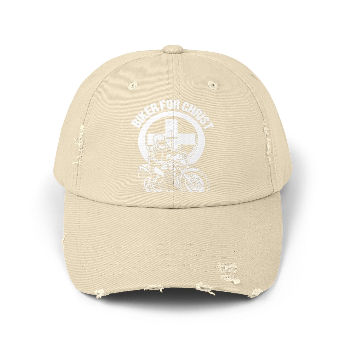 Biker for Christ Riding by Faith Motorcycle Cross Cap