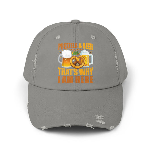 Pretzels & Beer That's Why I Am Here | Oktoberfest Celebration Cap