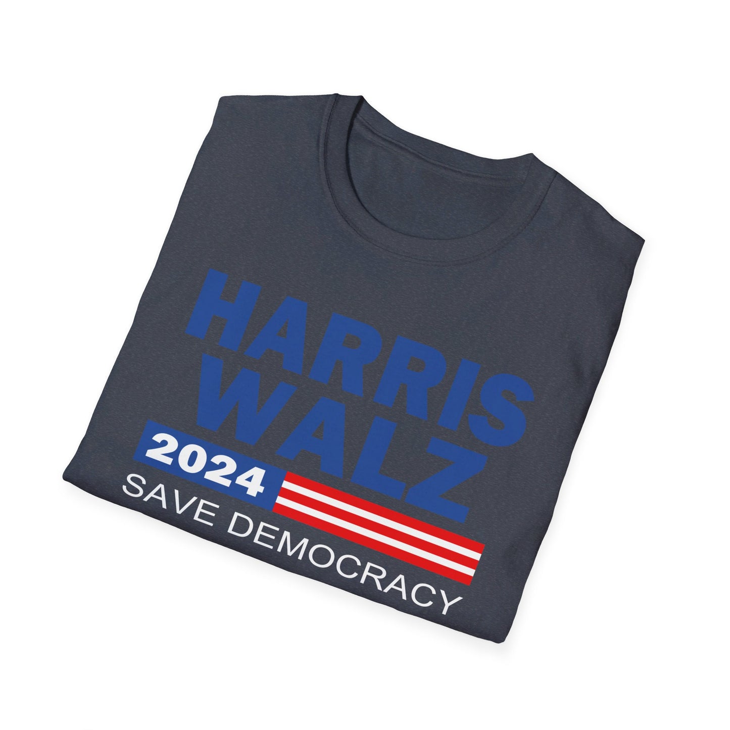 Harris Walz Save Democracy 2024 Election T-Shirt