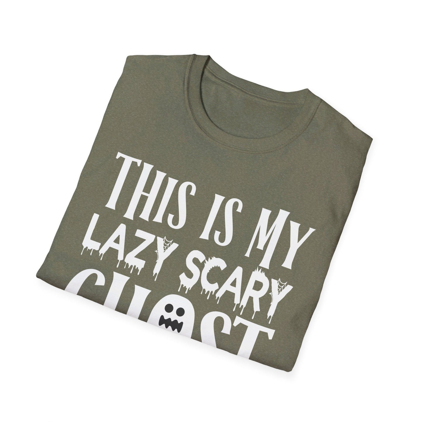 This Is My Lazy Scary Ghost Costume Halloween Fun T-Shirt