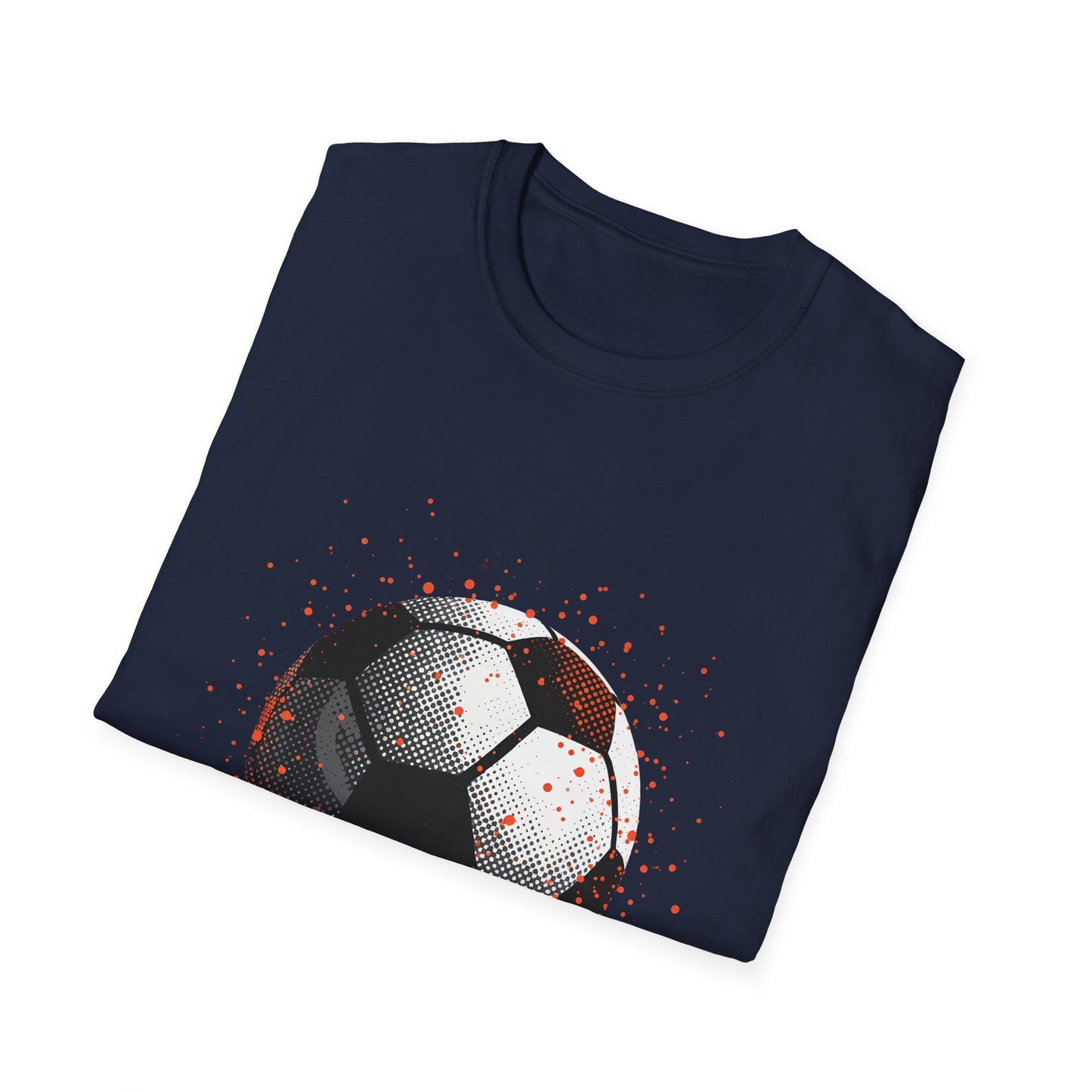 Dynamic Soccer Ball Splash Artwork for Sports Enthusiasts and Soccer Fans T-Shirt