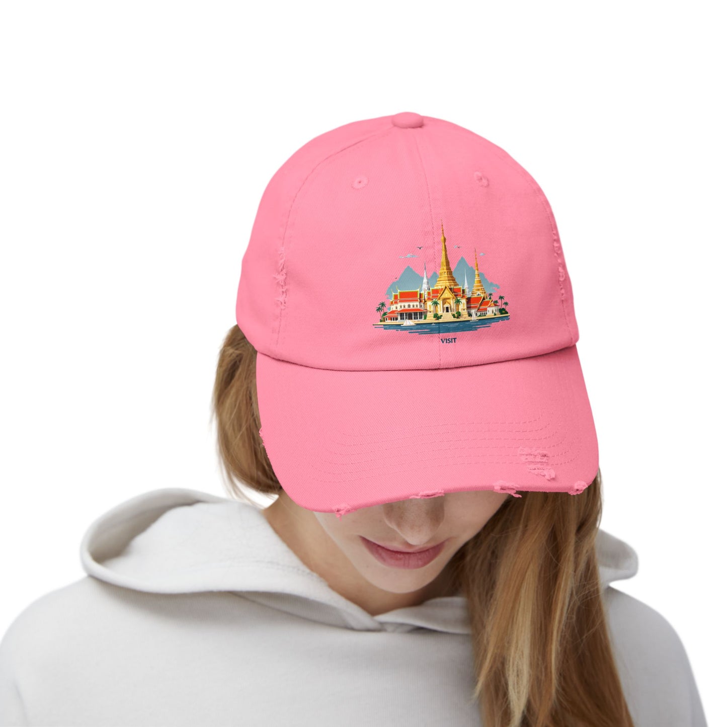 Visit Thailand Scenic Wonders Illustration Cap