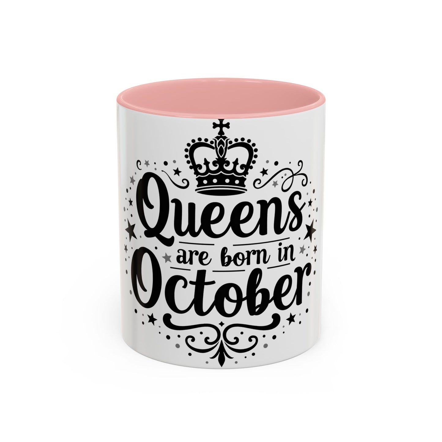 Queens are Born in September Birthday Gift Accent Coffee Mug