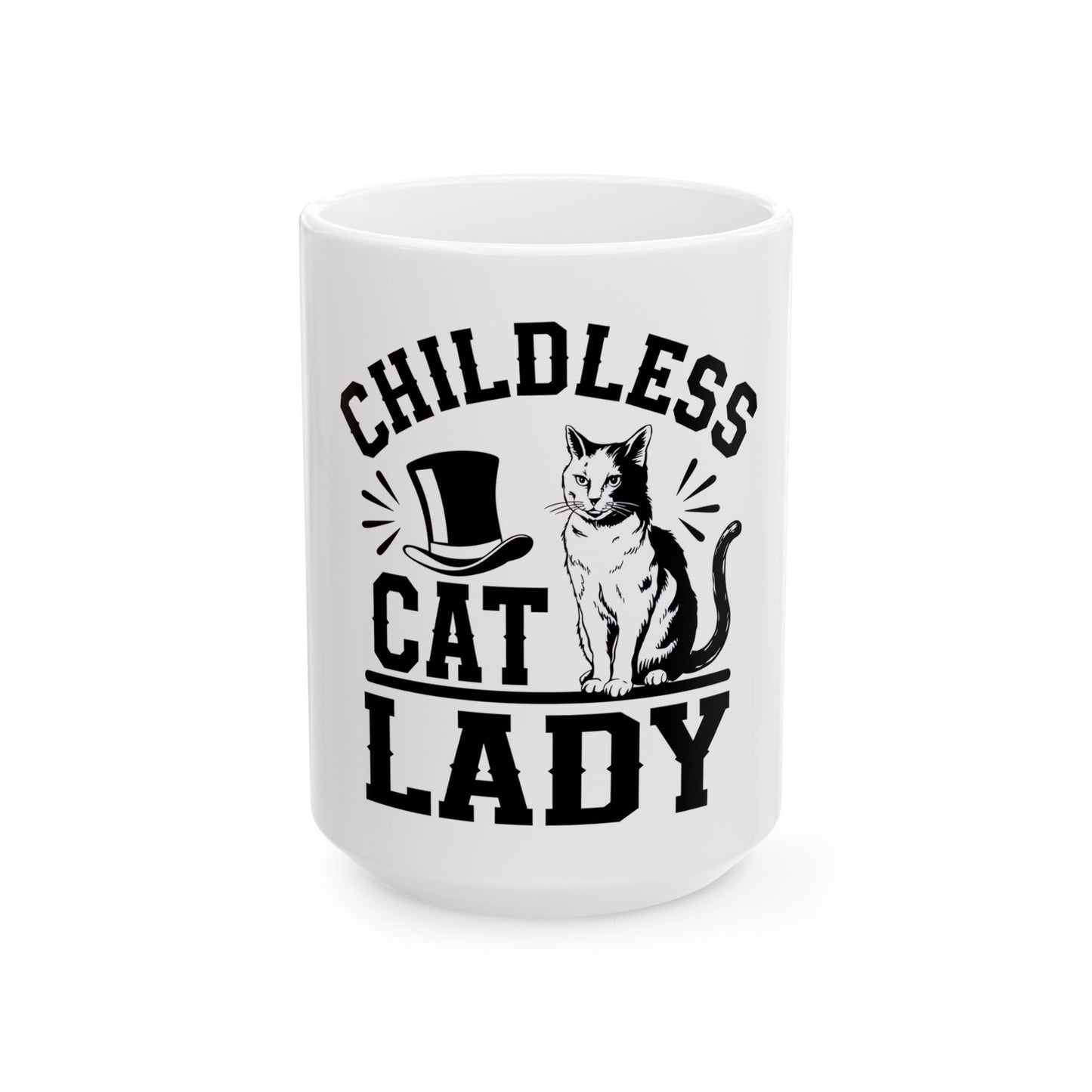 Childless Cat Lady Tophat Harris Coffee Mug