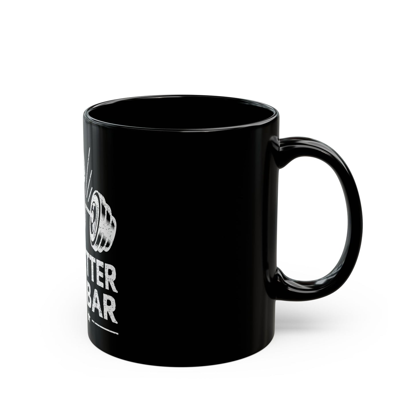 Life Is Better At The Bar Kettlebell and Dumbbells Design Ceramic Mug