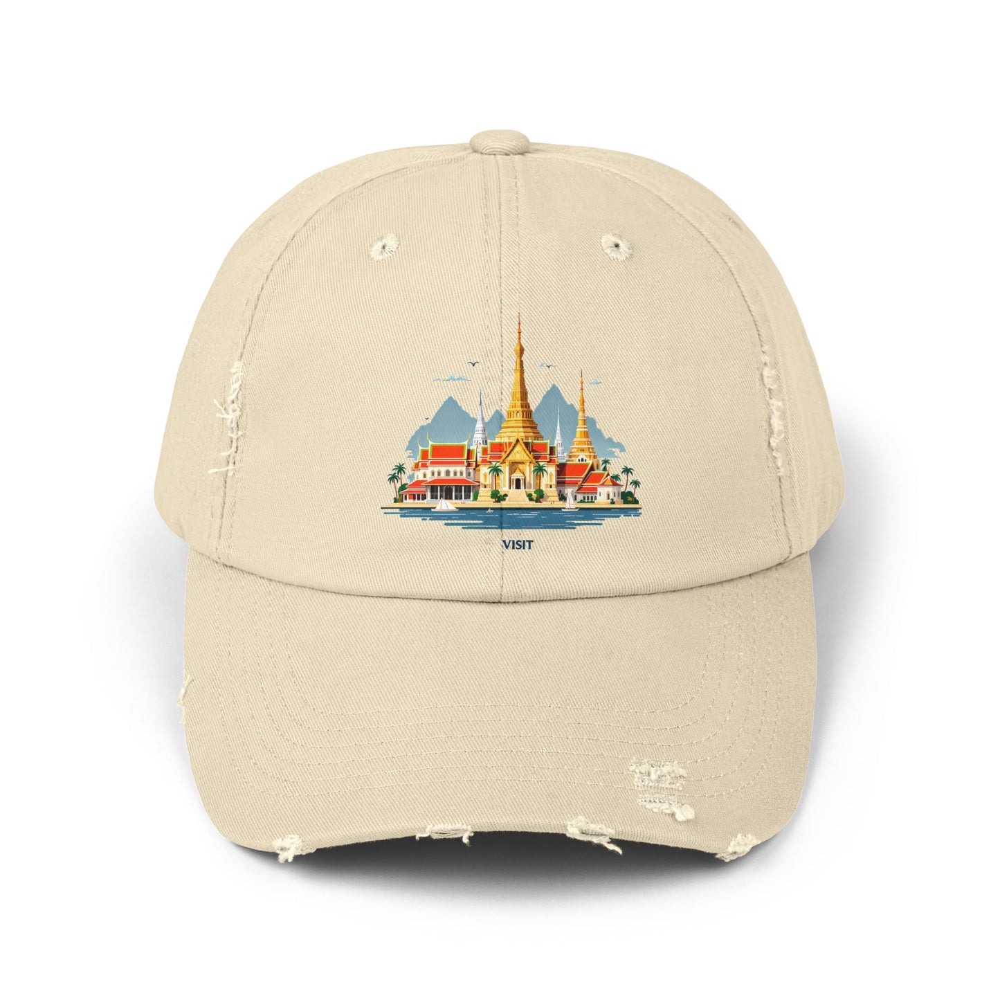 Visit Thailand Scenic Wonders Illustration Cap