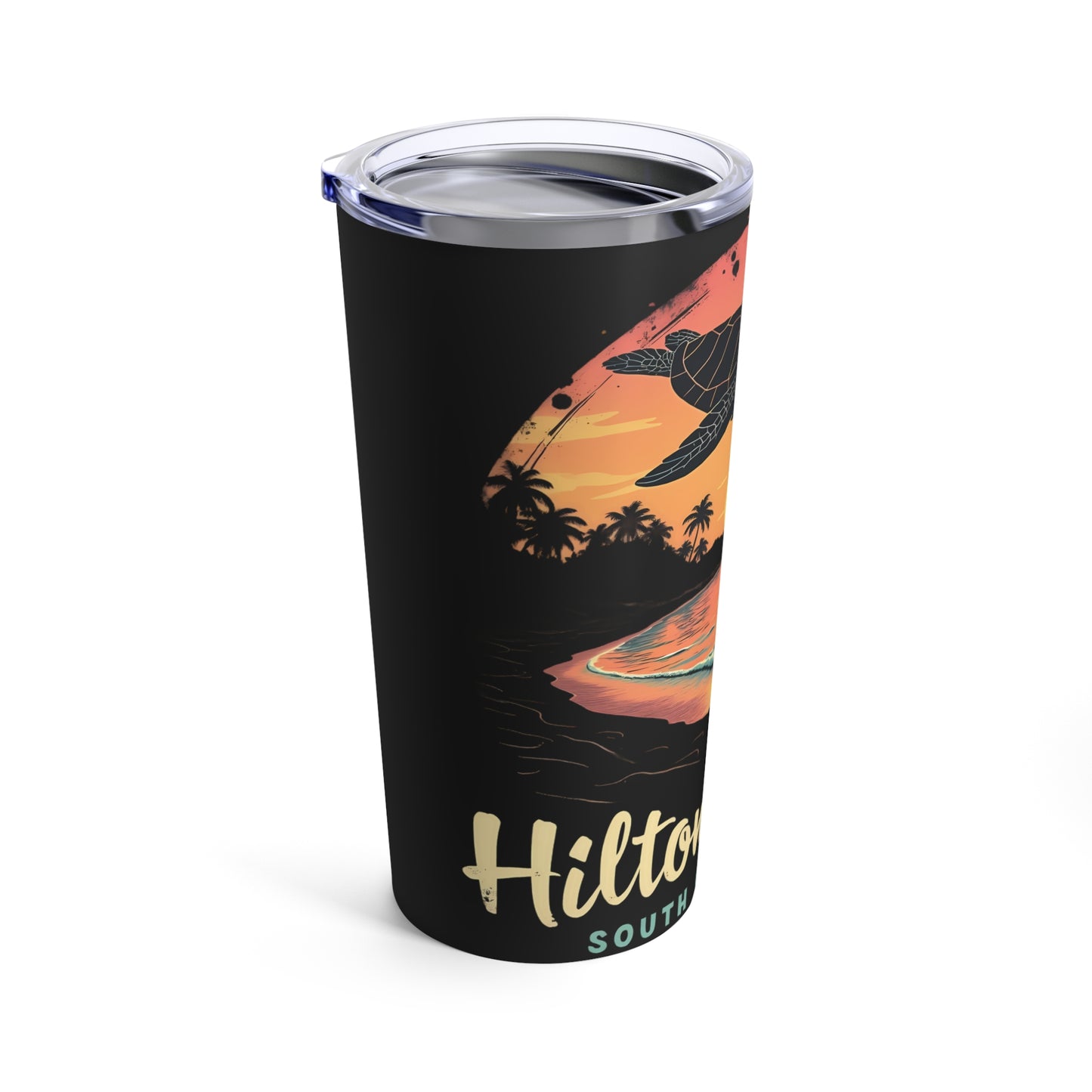 Hilton Head South Carolina Sunset Beach Turtle Tumbler