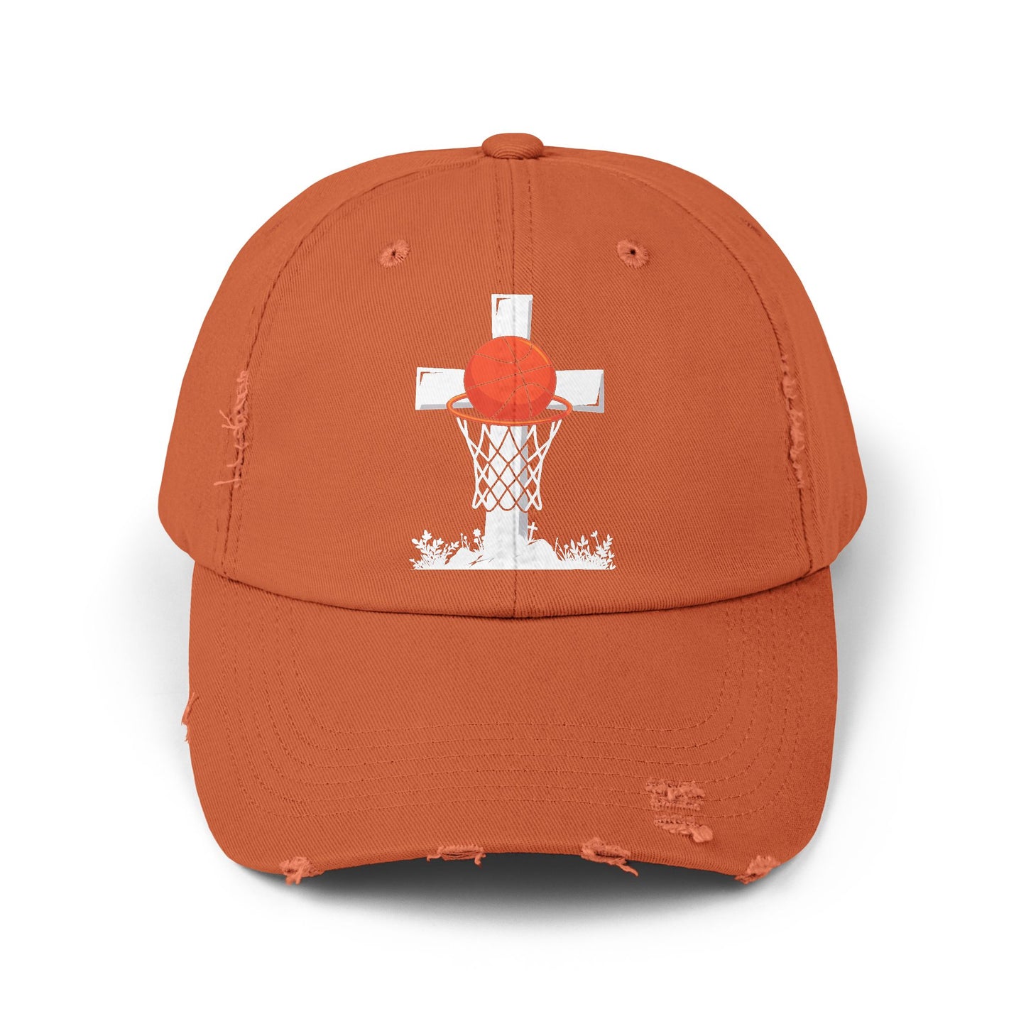 Through Christ All Things Are Possible Basketball Cross Cap