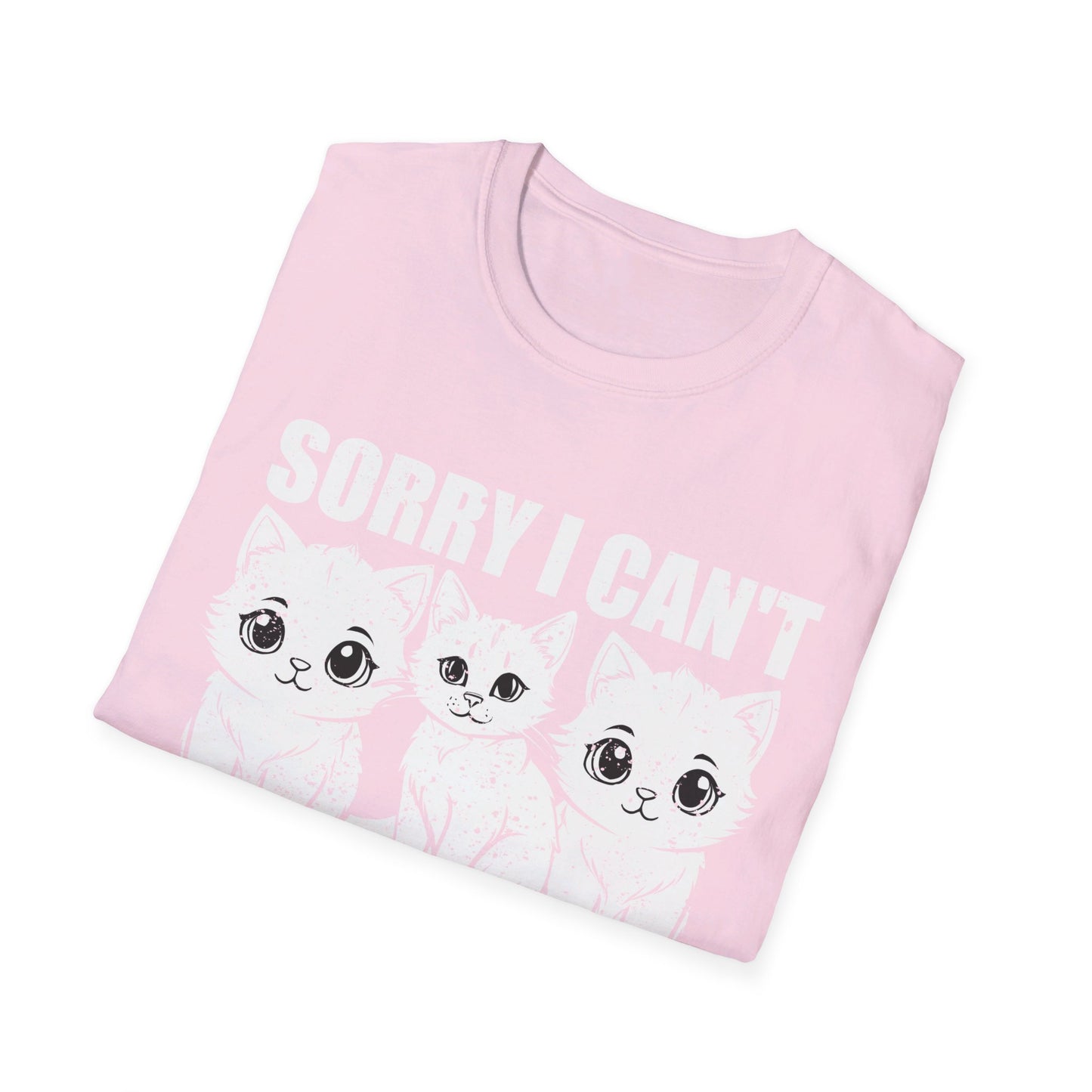 Sorry I Can't I Have Plans With My Cat - Cat Lover T-Shirt