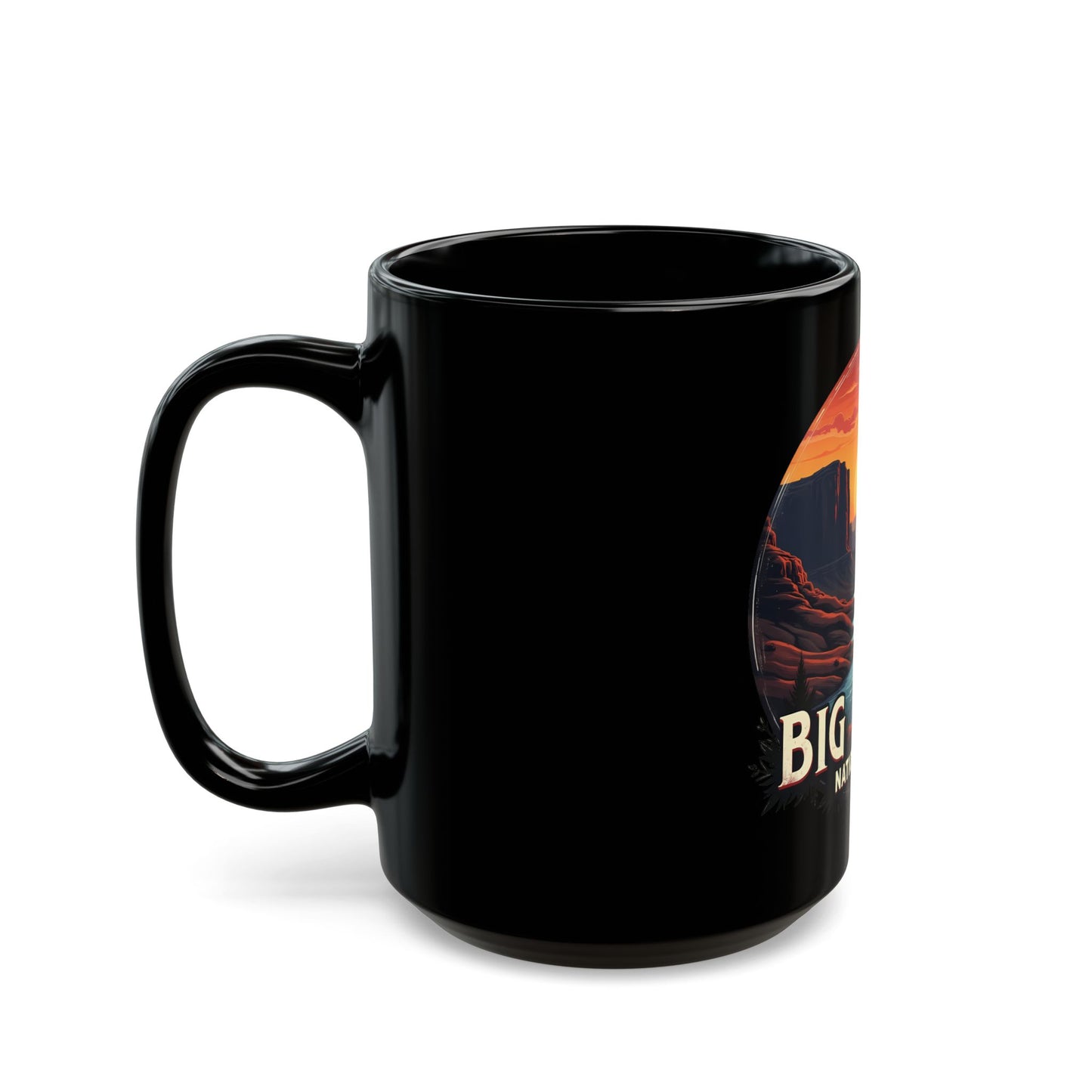 Big Bend National Park Sunset Landscape Art Ceramic Mug