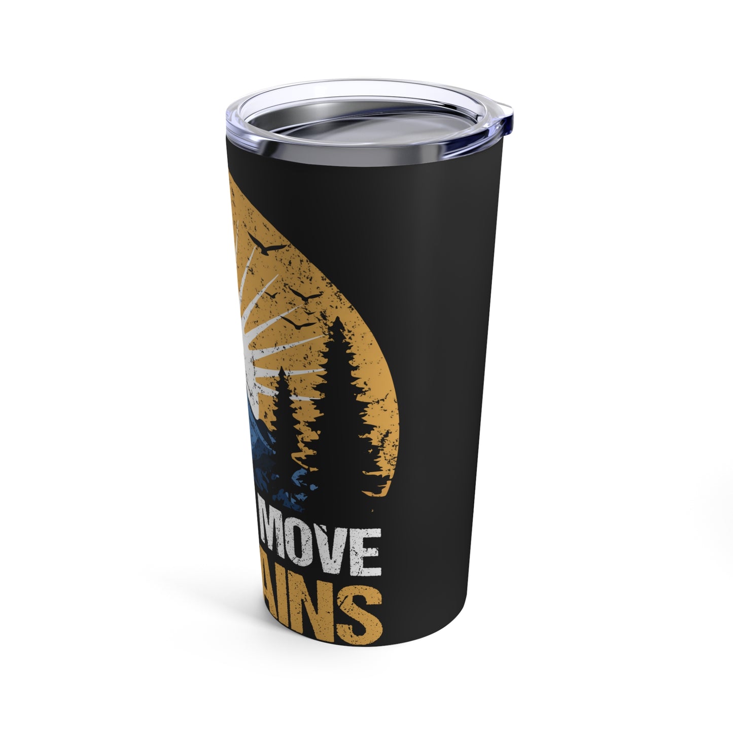 Faith Can Move Mountains Inspirational Scenery Tumbler