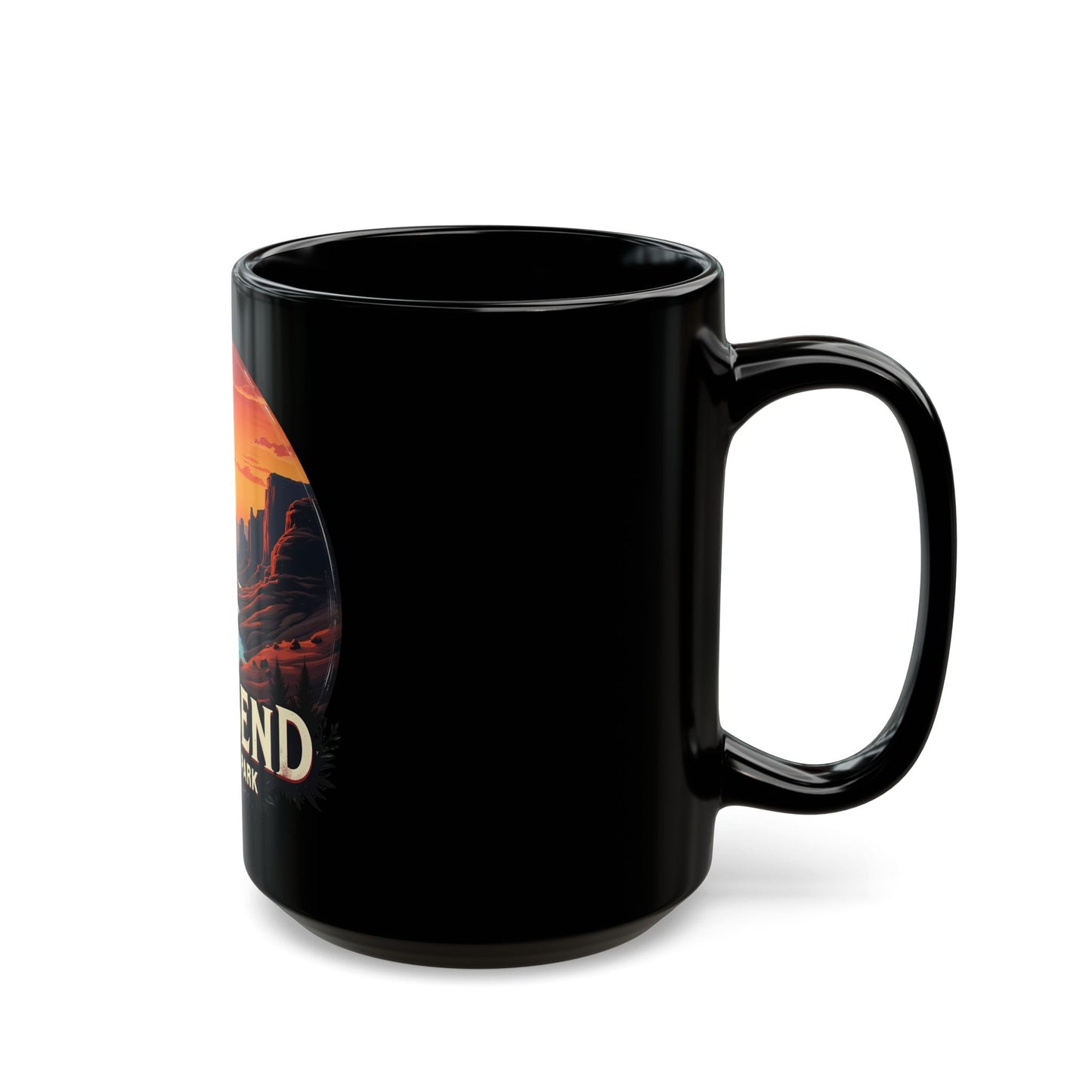 Big Bend National Park Sunset Landscape Art Ceramic Mug