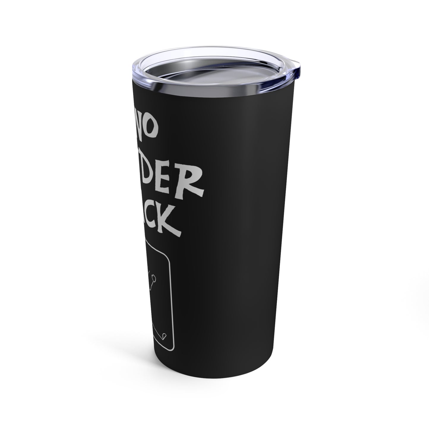 Oh No I'm Under A Tack Funny Stick Figure Humorous Quote Tumbler