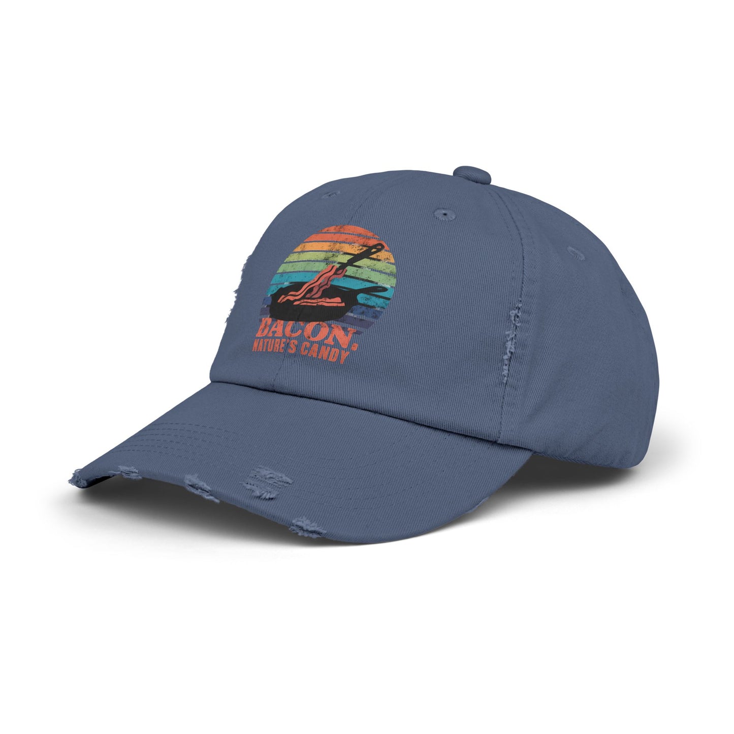 Bacon Nature's Candy Retro Style Humor Cap