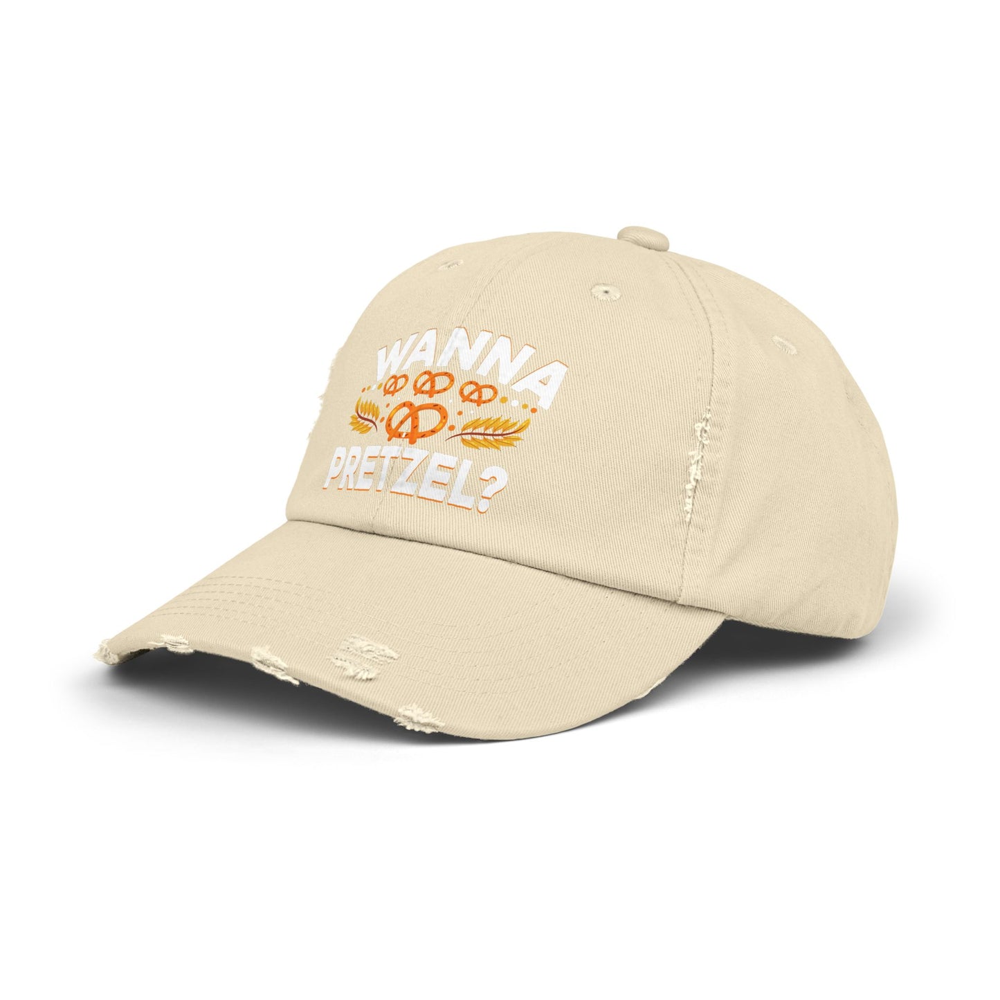 Wanna Pretzel? Fun Snack Lover's Delight Cap