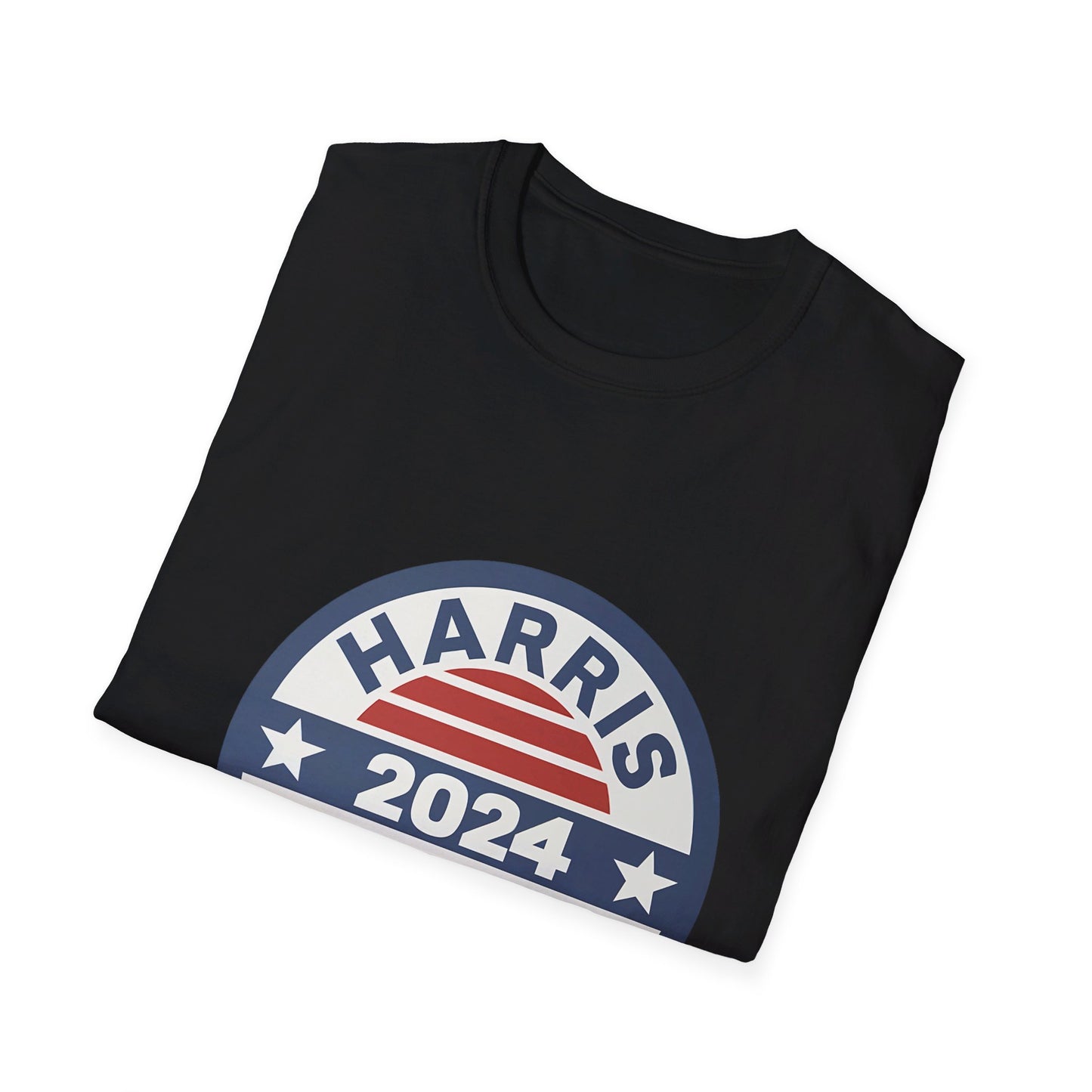 Harris Walz 2024 Retro Circular Election T-Shirt