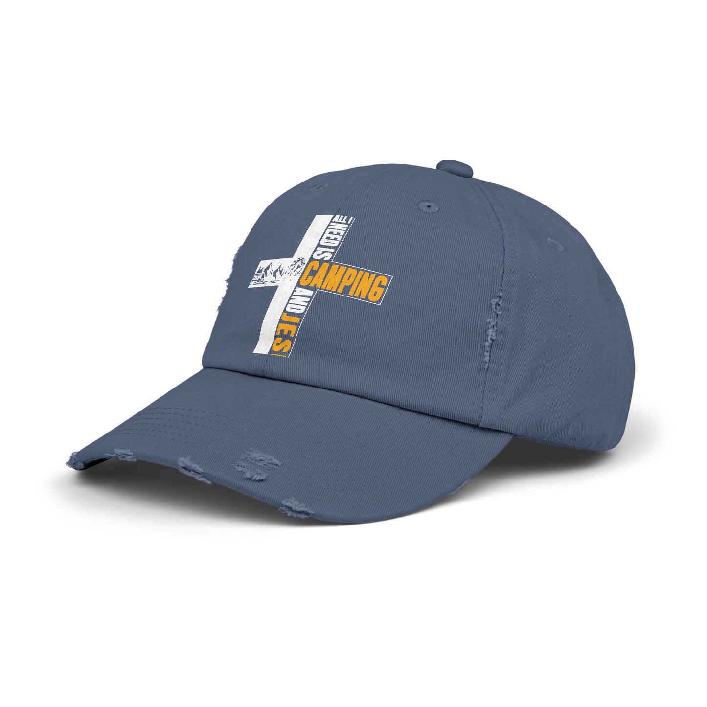 All I Need Is Camping And Jesus Inspirational Faith Cap