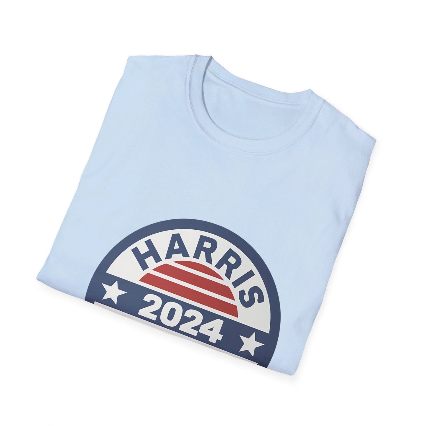 Harris Walz 2024 Retro Circular Election T-Shirt