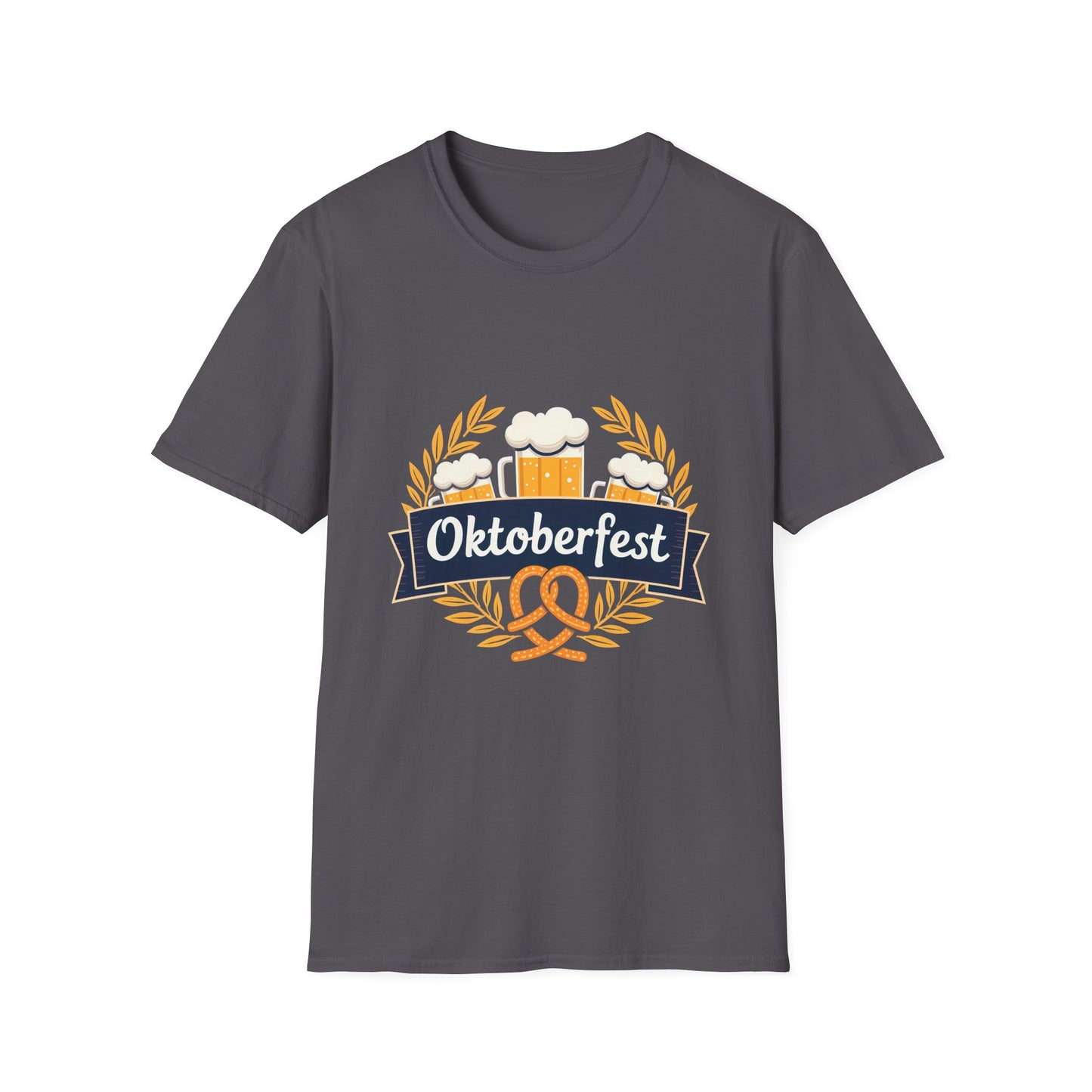 Oktoberfest Celebration with Beer and Pretzel T-Shirt