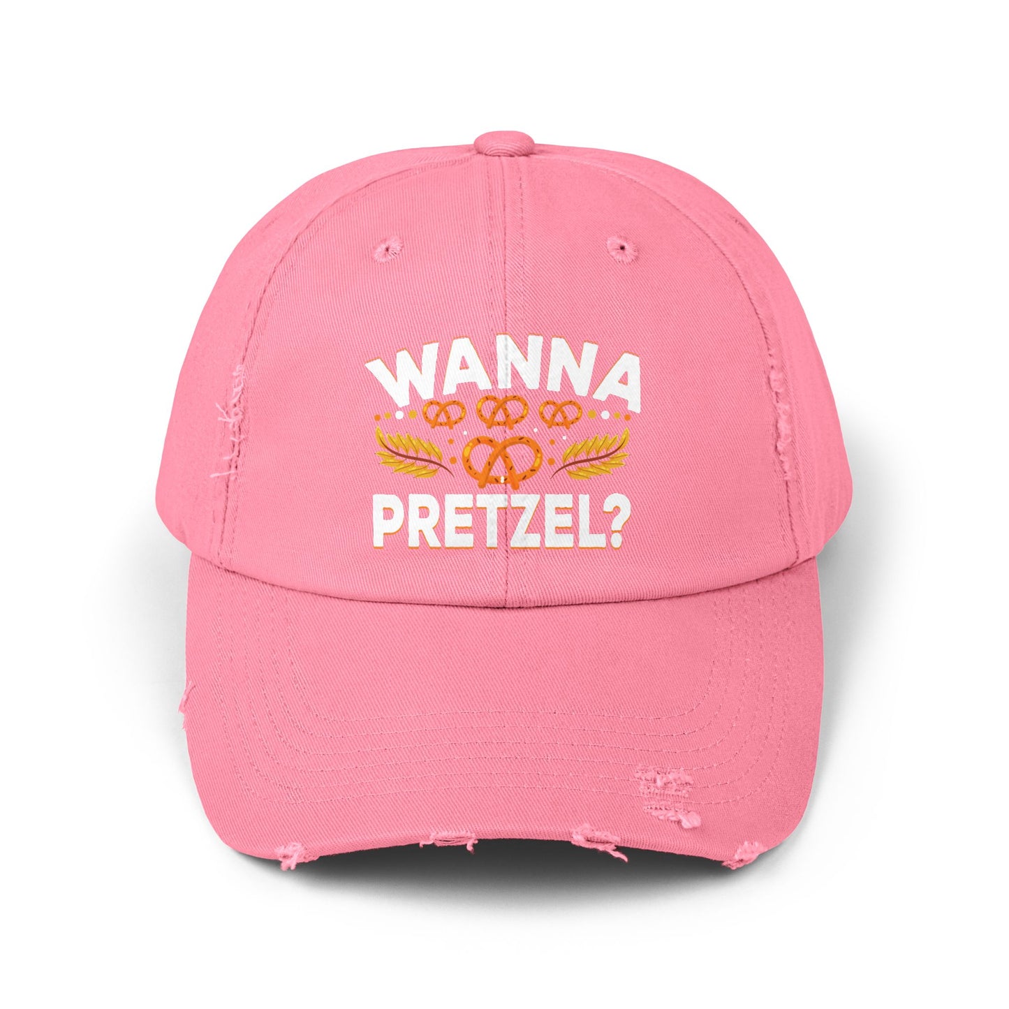 Wanna Pretzel? Fun Snack Lover's Delight Cap