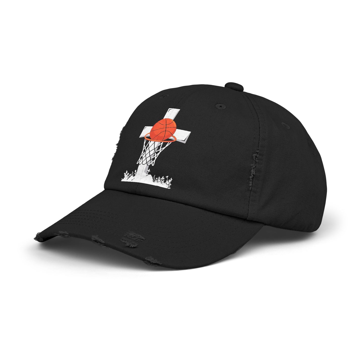 Through Christ All Things Are Possible Basketball Cross Cap