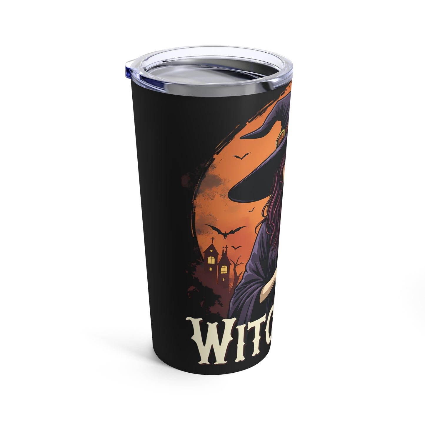 Witchy AF Halloween Seasonal Attitude Witch Tumbler 20oz