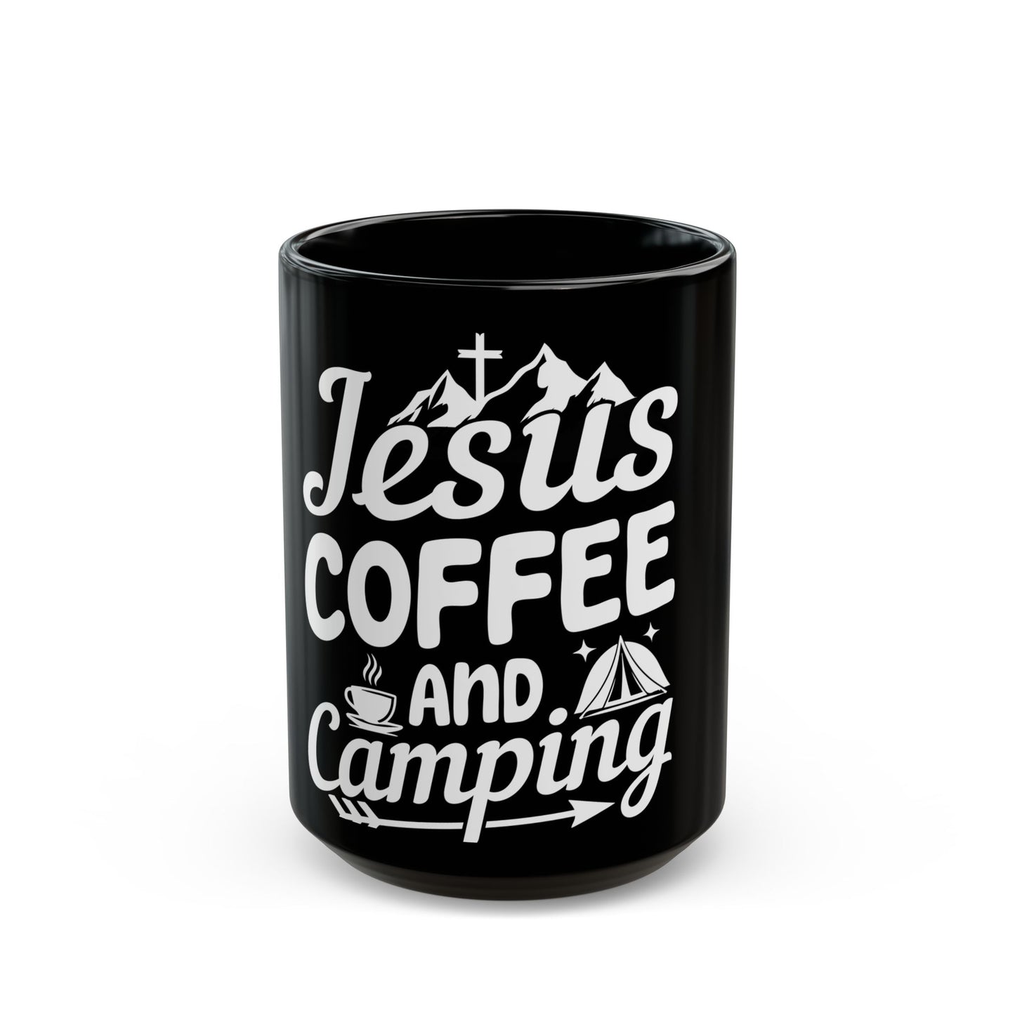 Jesus Coffee And Camping Enthusiast's Favorite Design Ceramic Mug